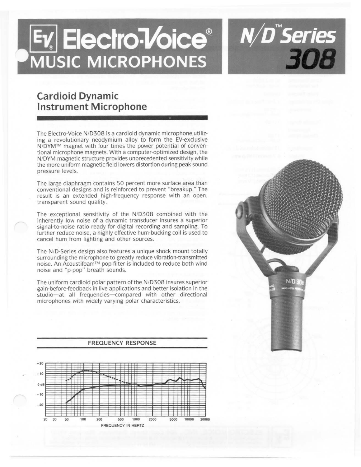 Electro-Voice N-D308 User Manual