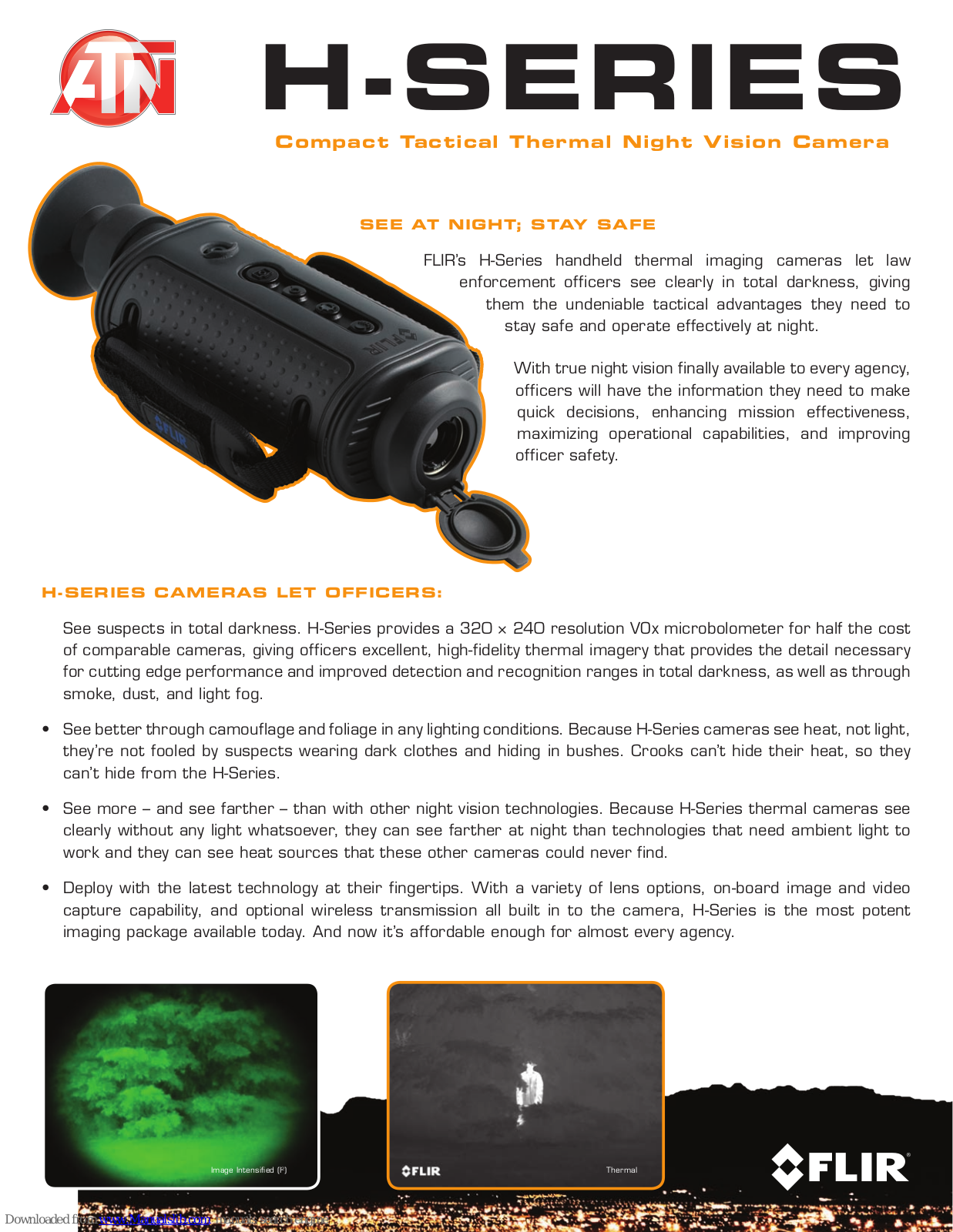 FLIR H-SERIES, HS-324, HS-307 Specification