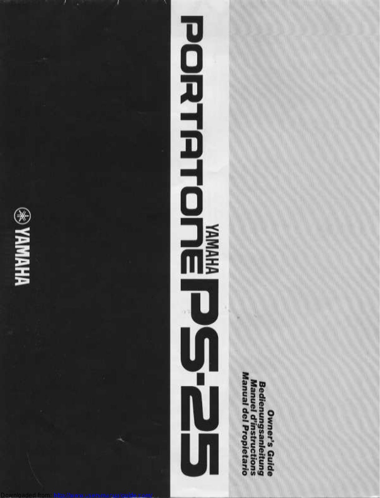 Yamaha Audio PS-25 User Manual