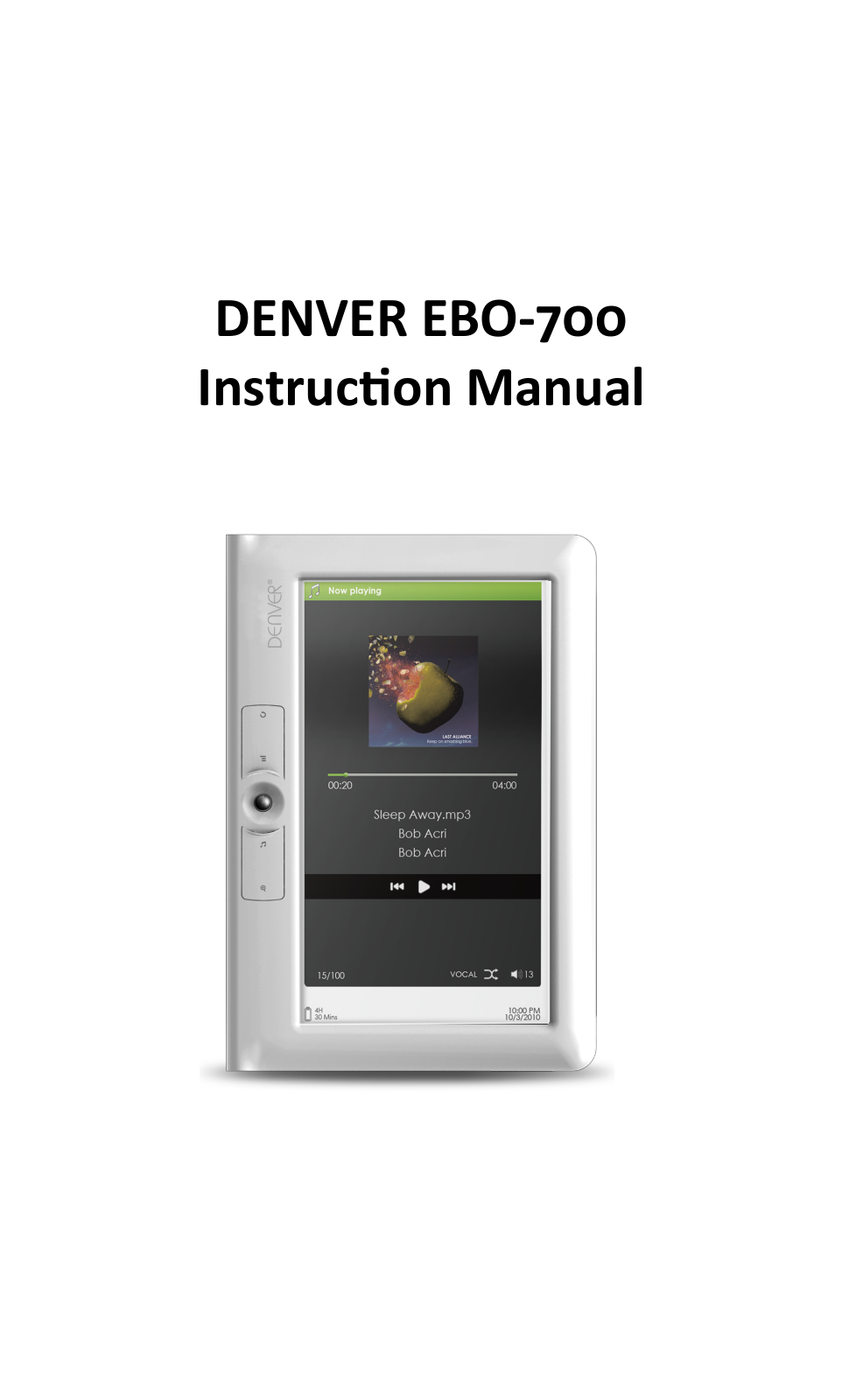 Denver EBO-700 User Manual