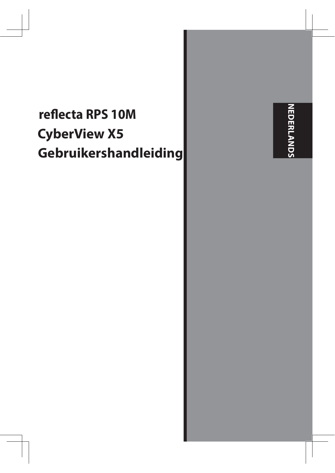 Reflecta CyberView X5 User manual