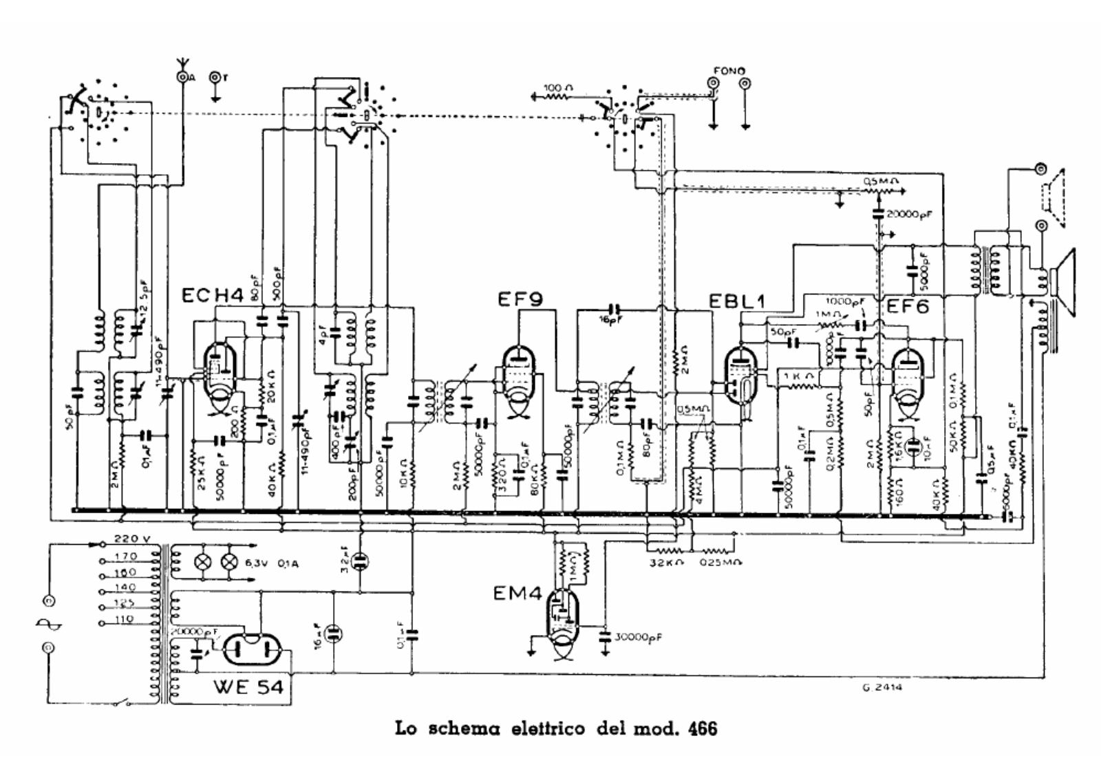 Philips 466 schematic