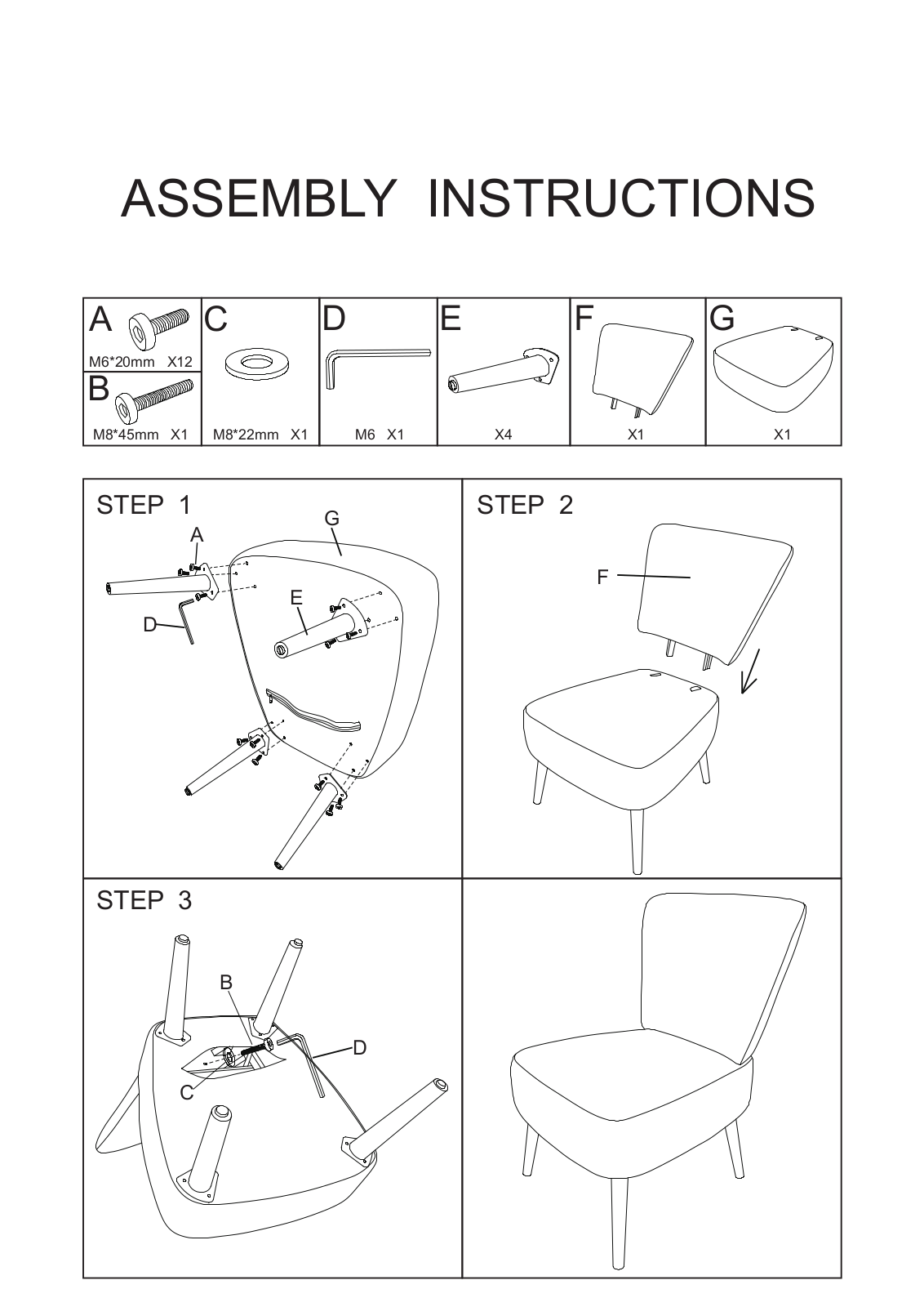 Hashtag Home W002880608 Installation & Assembly - ManualMachine.com