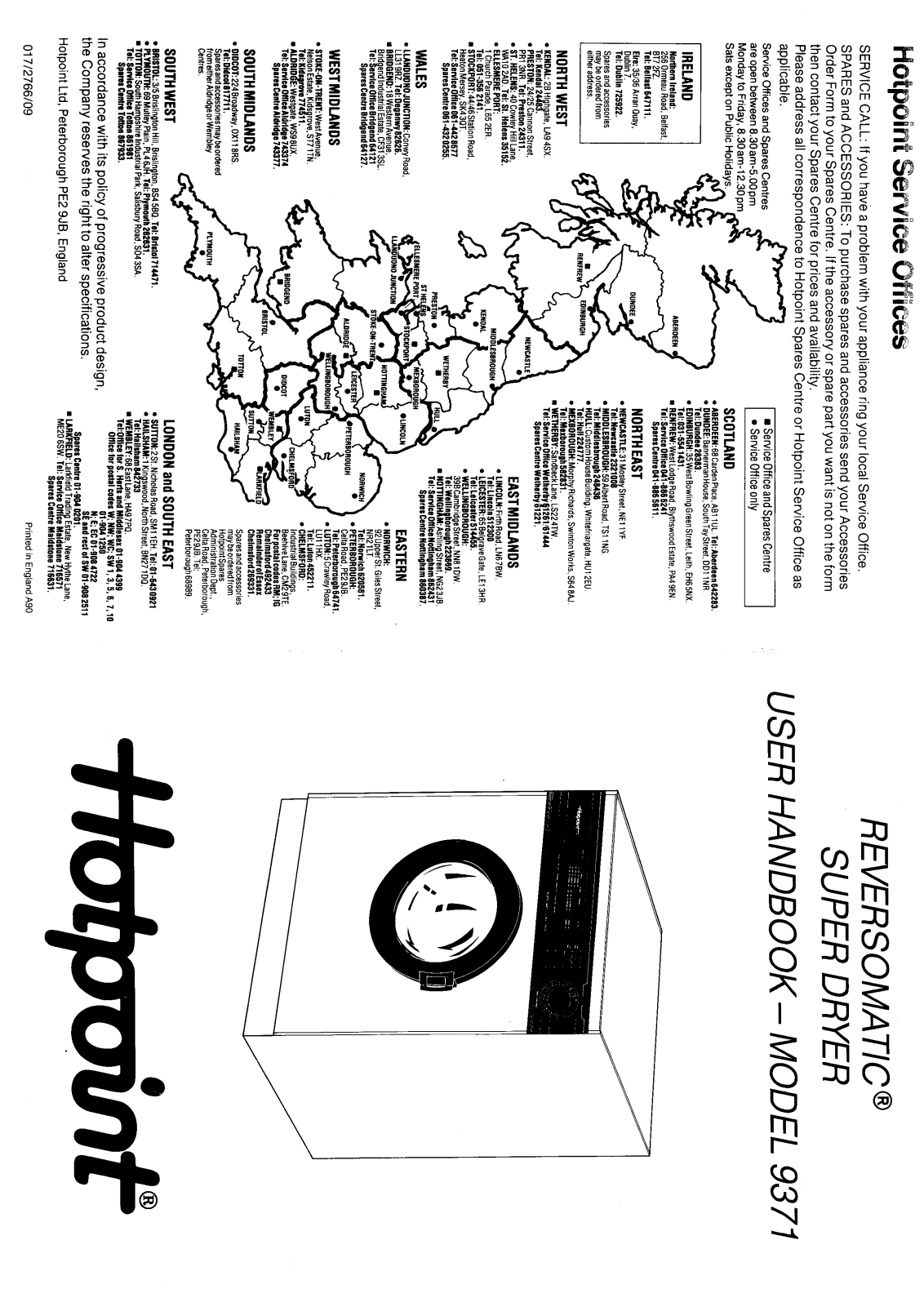 Hotpoint-Ariston HB9371 User Manual