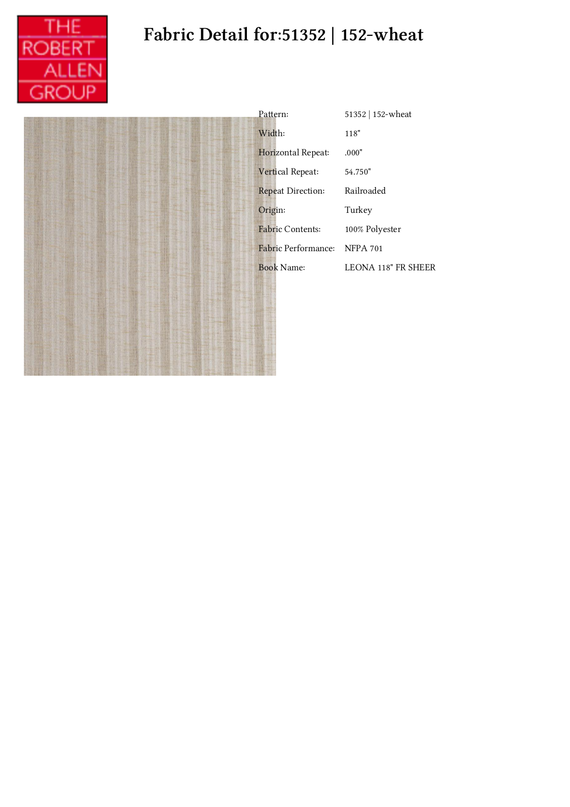 Duralee CRAL4033 Specifications - ManualMachine.com