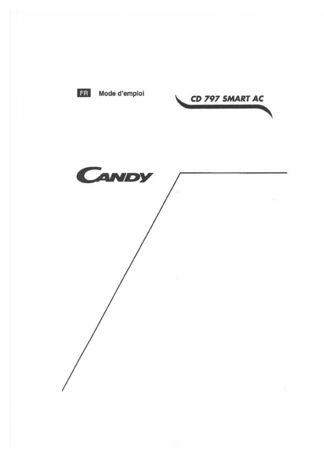 Candy CD 797 SMART AC User Manual