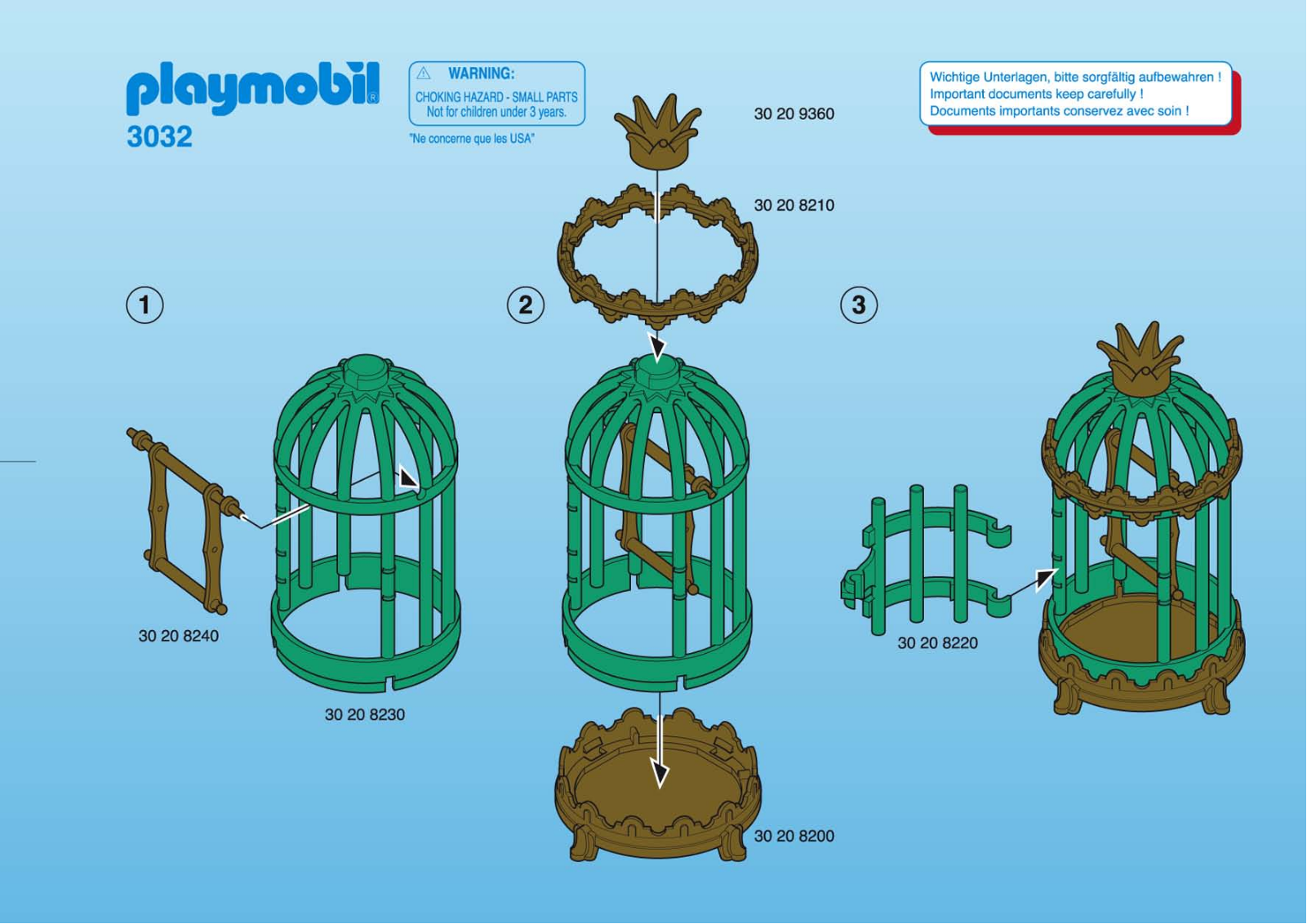 Playmobil 3032 Instructions