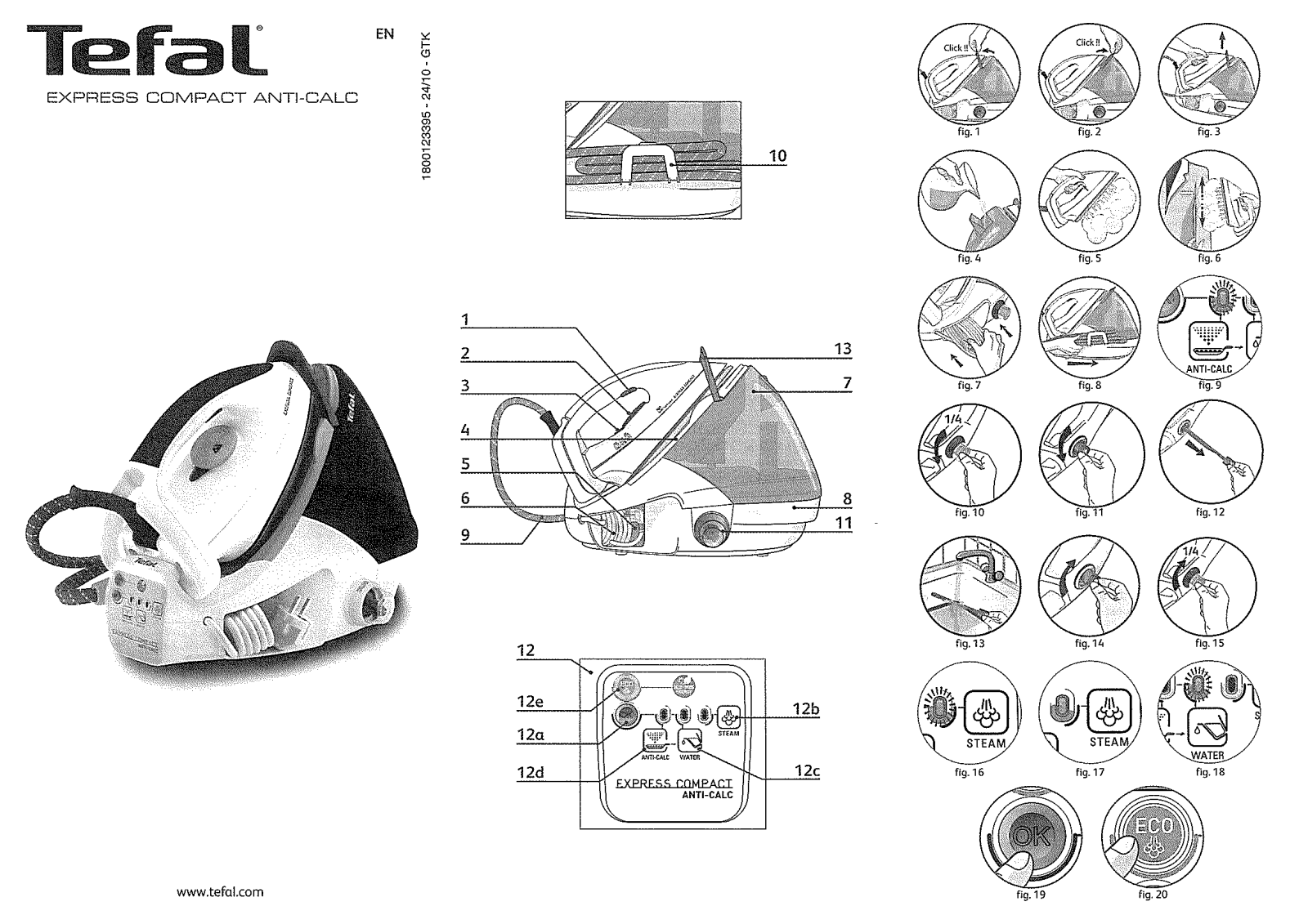 Tefal GV7096 User Manual