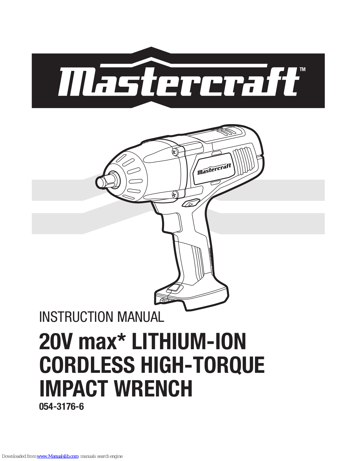 MasterCraft 054-3176-6 Instruction Manual