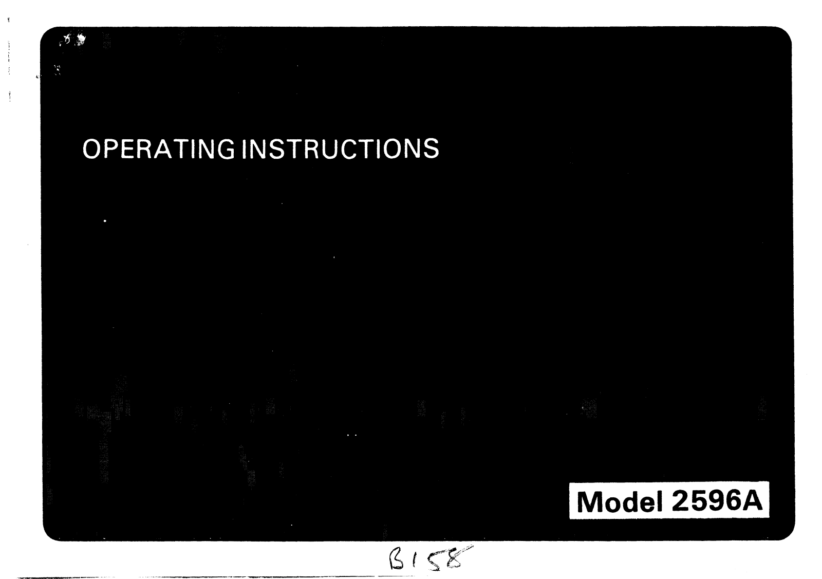 TRICITY BENDIX 2596 User Manual