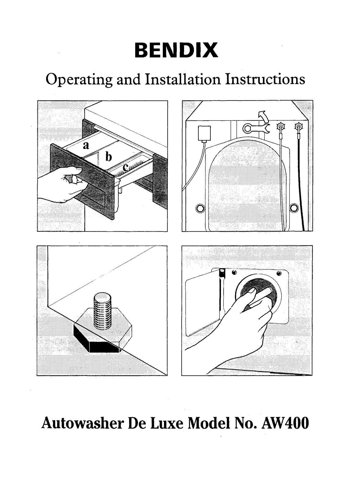 tricity bendix AW400 User Manual