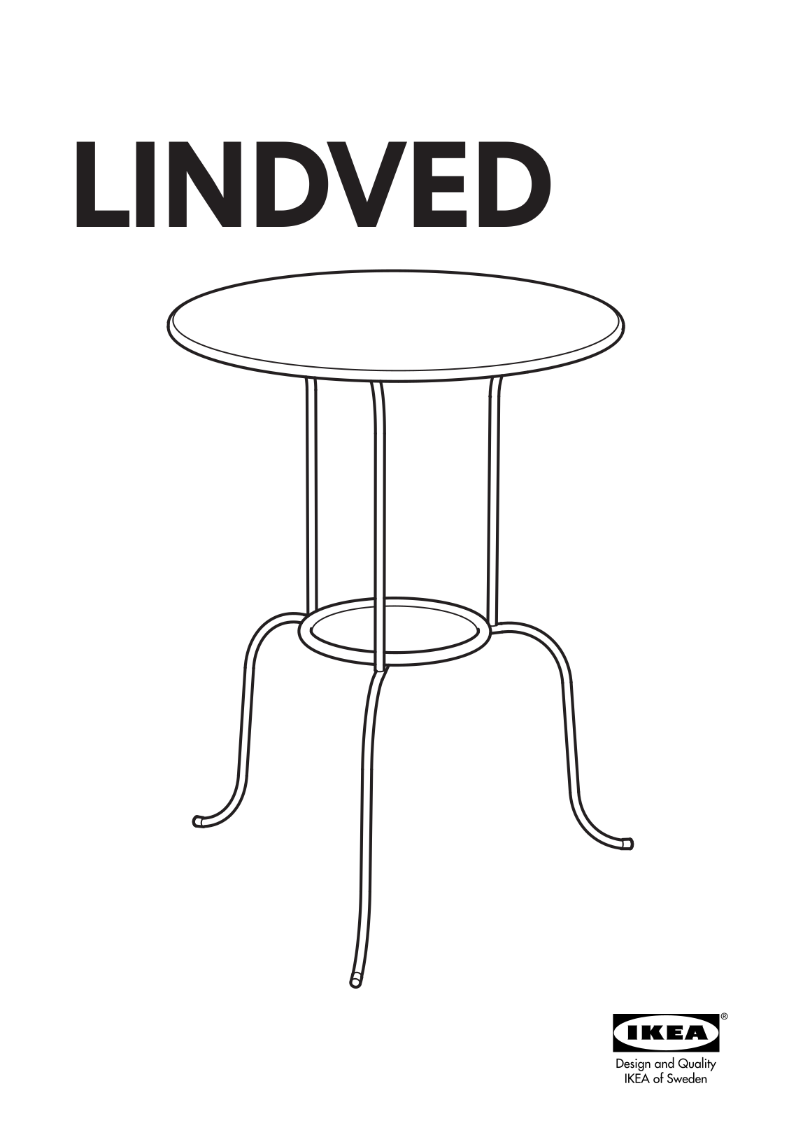 IKEA LINDVED User Manual