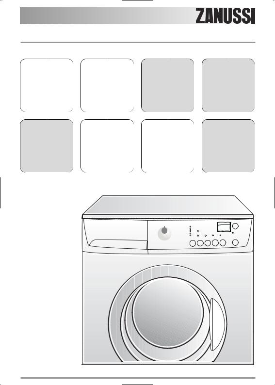 Zanussi ZWF1621 USER MANUAL