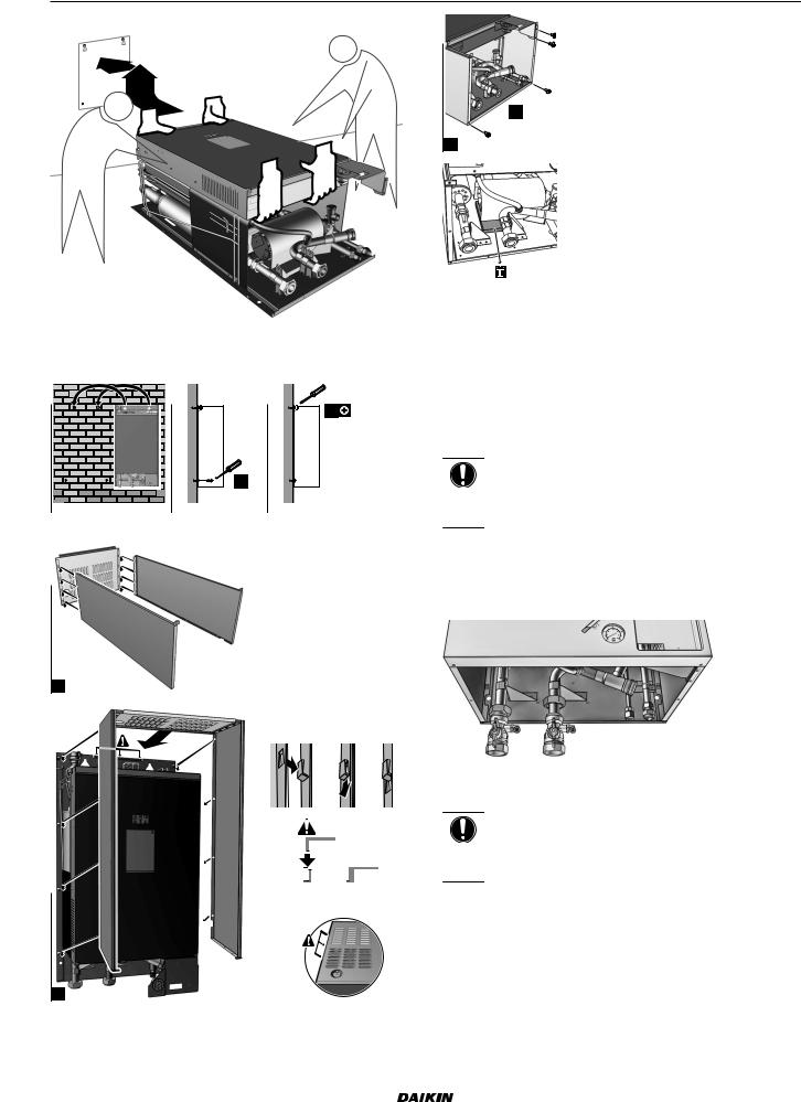 Daikin ERHQ011-014-016BA, ERLQ011-014-016CA, EHBH/X16CA Installation manuals