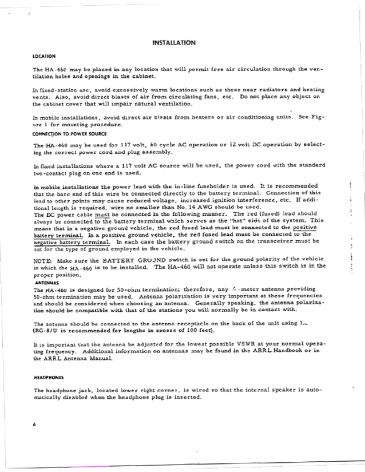 Lafayette HA-460 User Manual (PAGE 04)