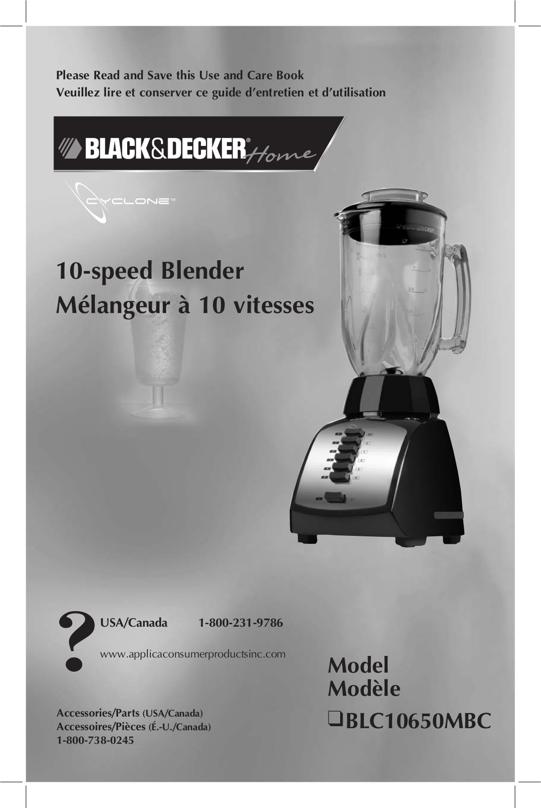 Black & Decker BLC10650MBC User Manual