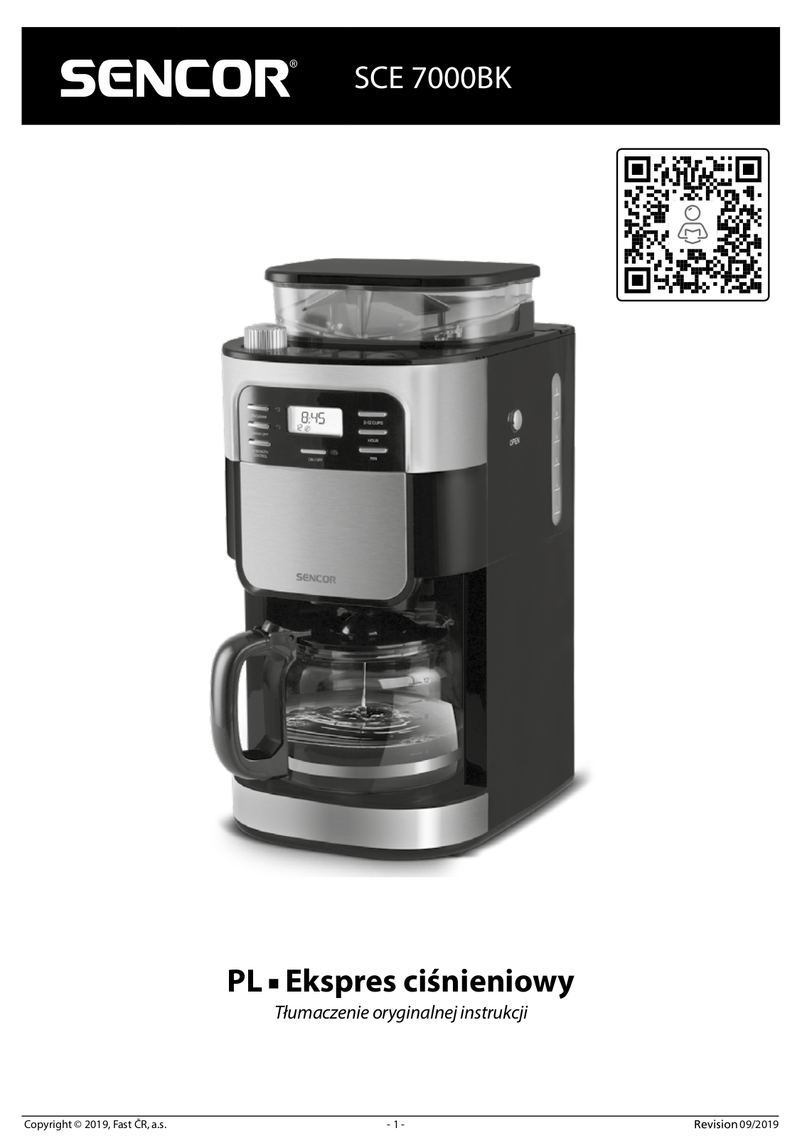SENCOR SCE 7000BK User guide - ManualMachine.com