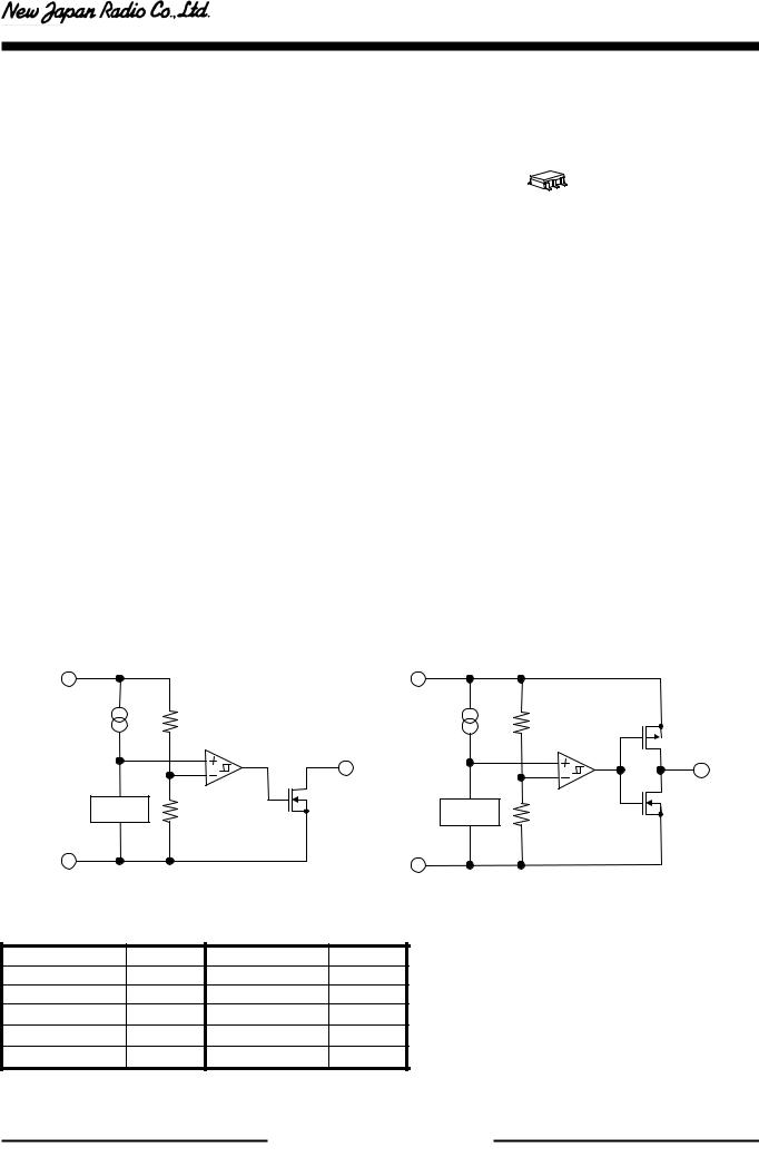 JRC NJU7700, NJU7701 User Manual