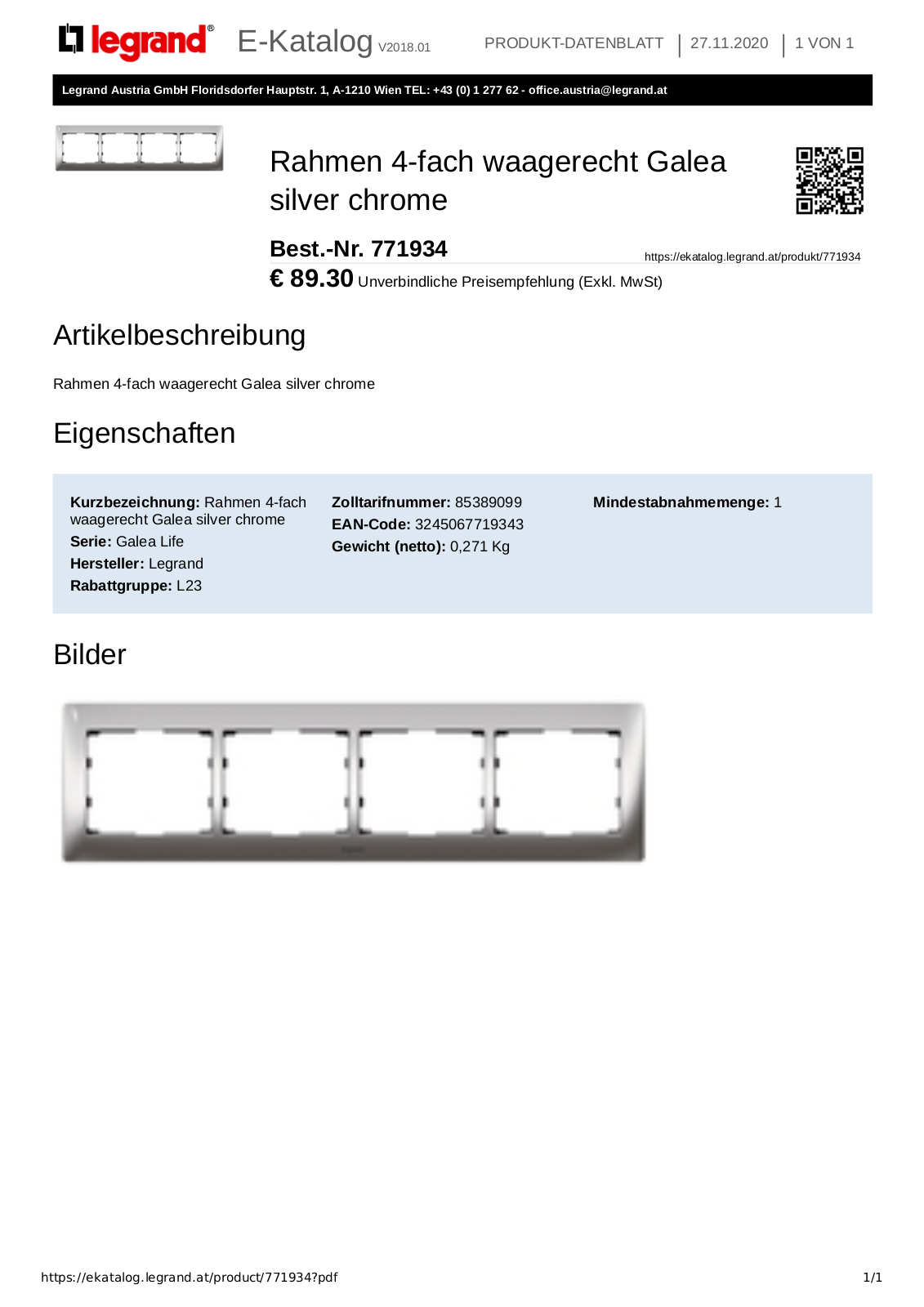 Legrand 771934 User Manual