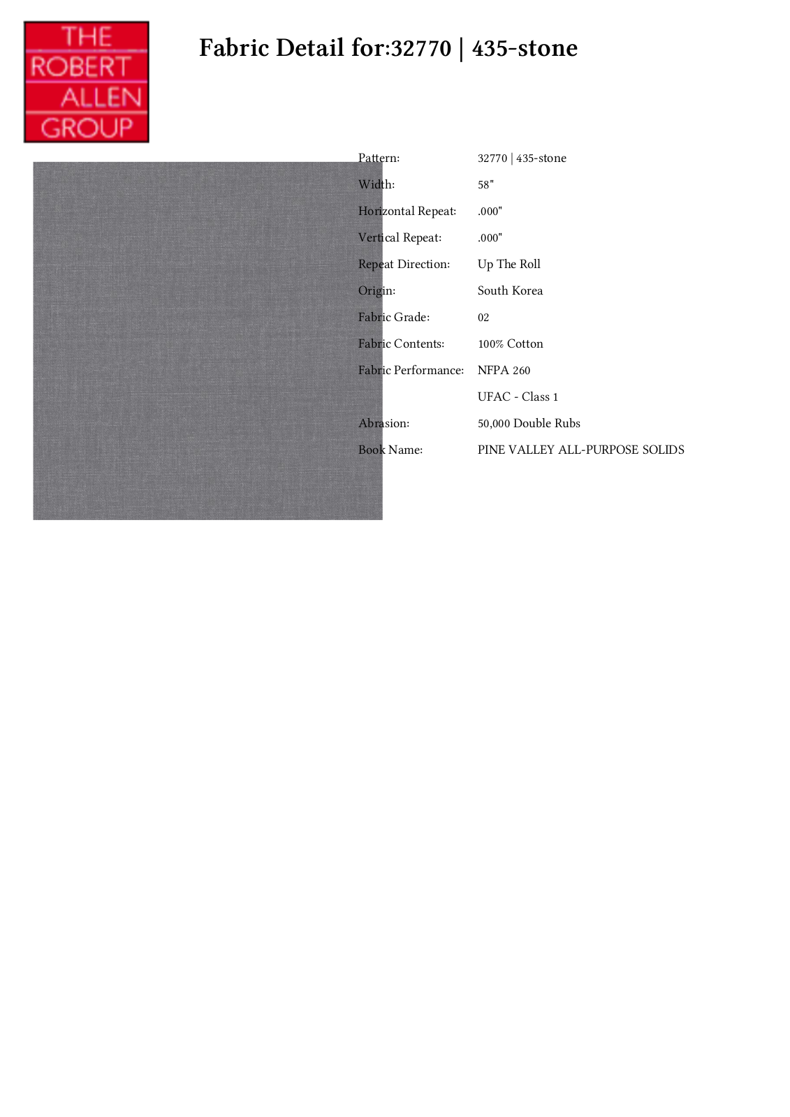 Duralee CRAL6907 Specifications - ManualMachine.com