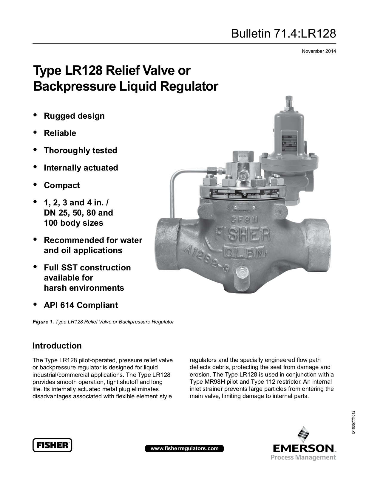 Emerson LR128 Data Sheet