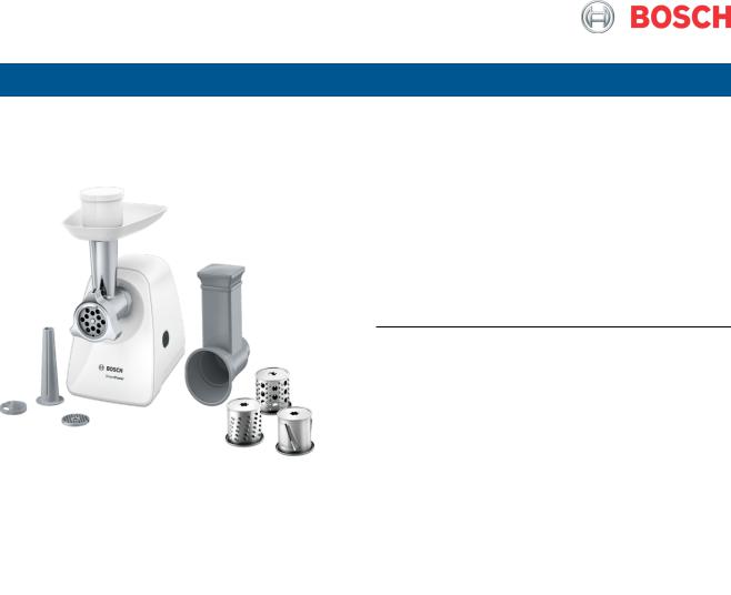 Bosch MFW2514W User Manual
