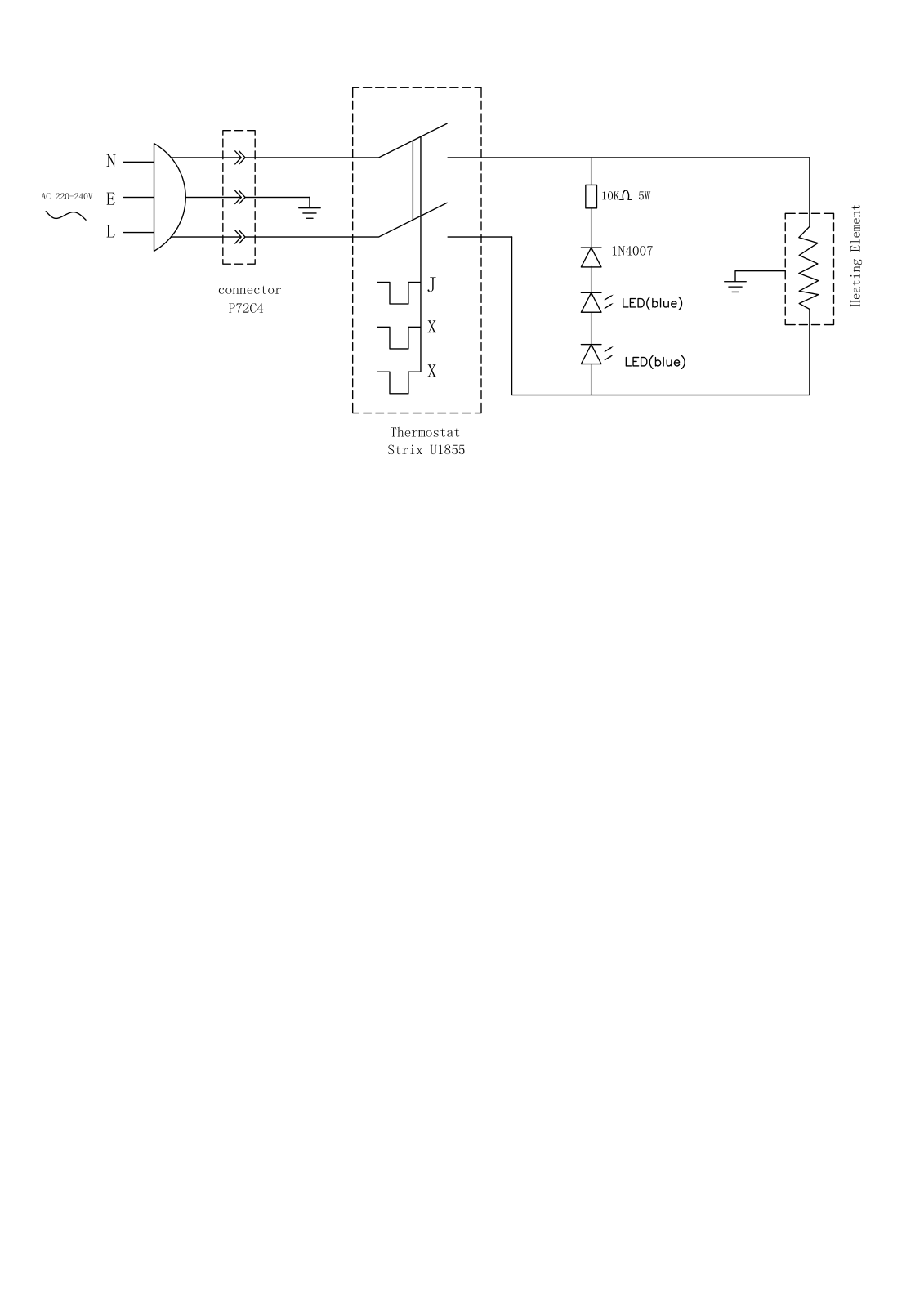 Vitek VT-1157 Circuit diagrams