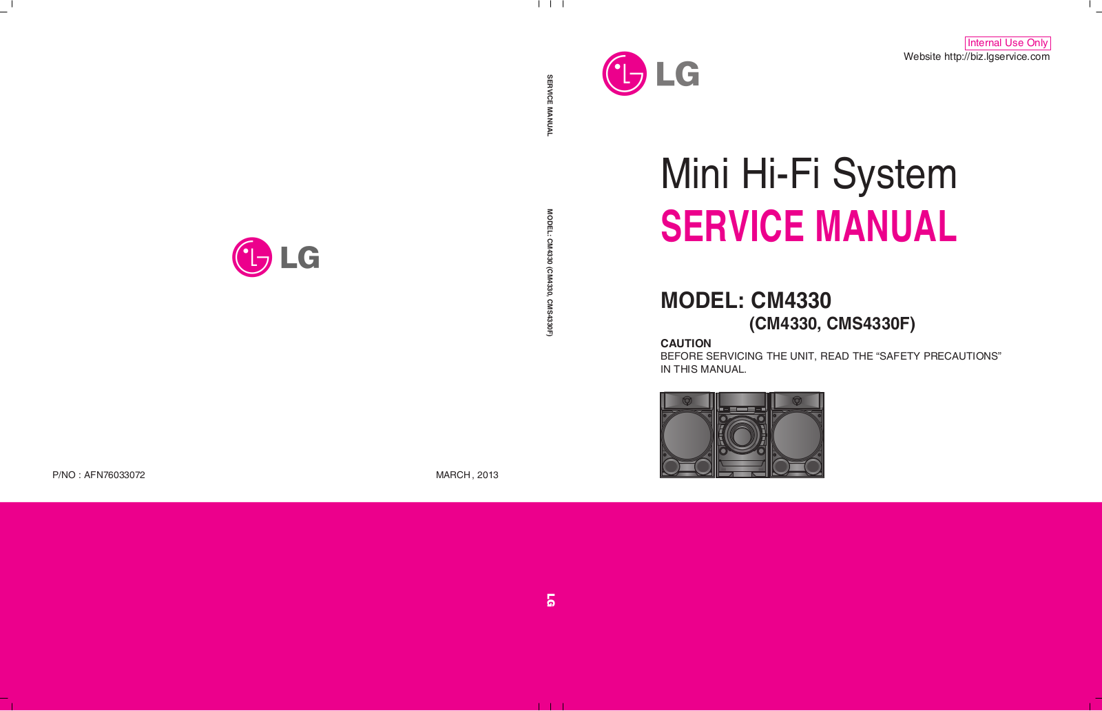 LG CM4330 Schematic