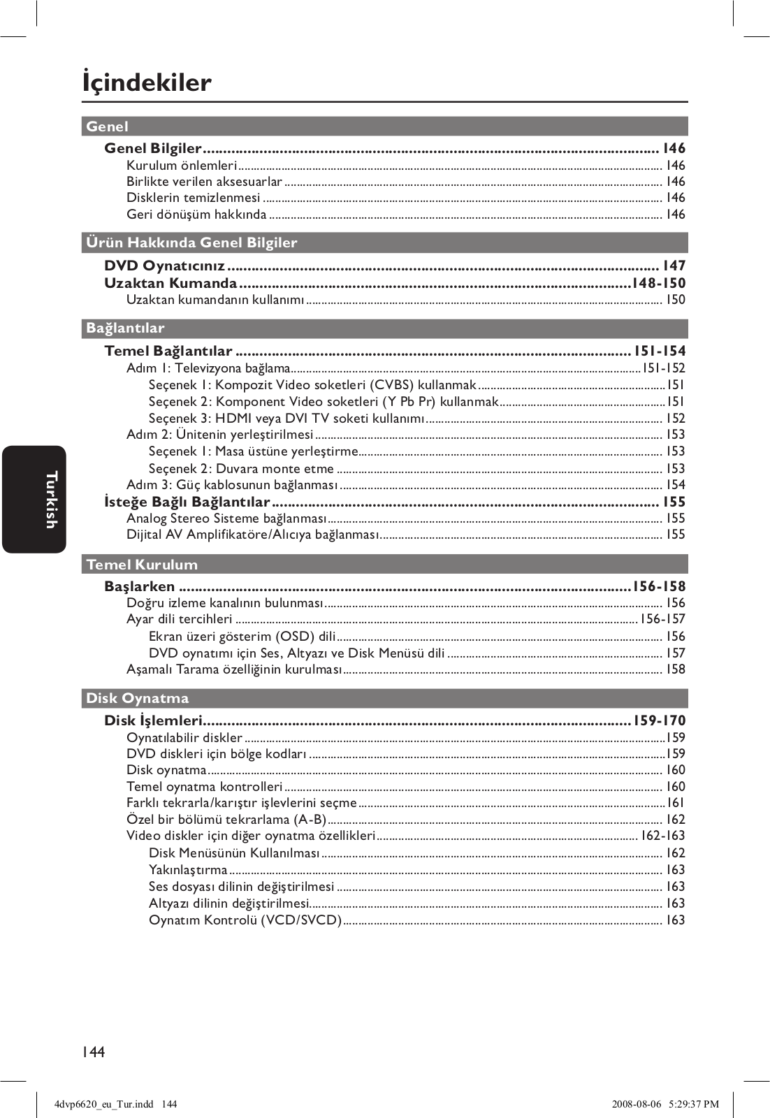 Philips DVP6620 User Manual