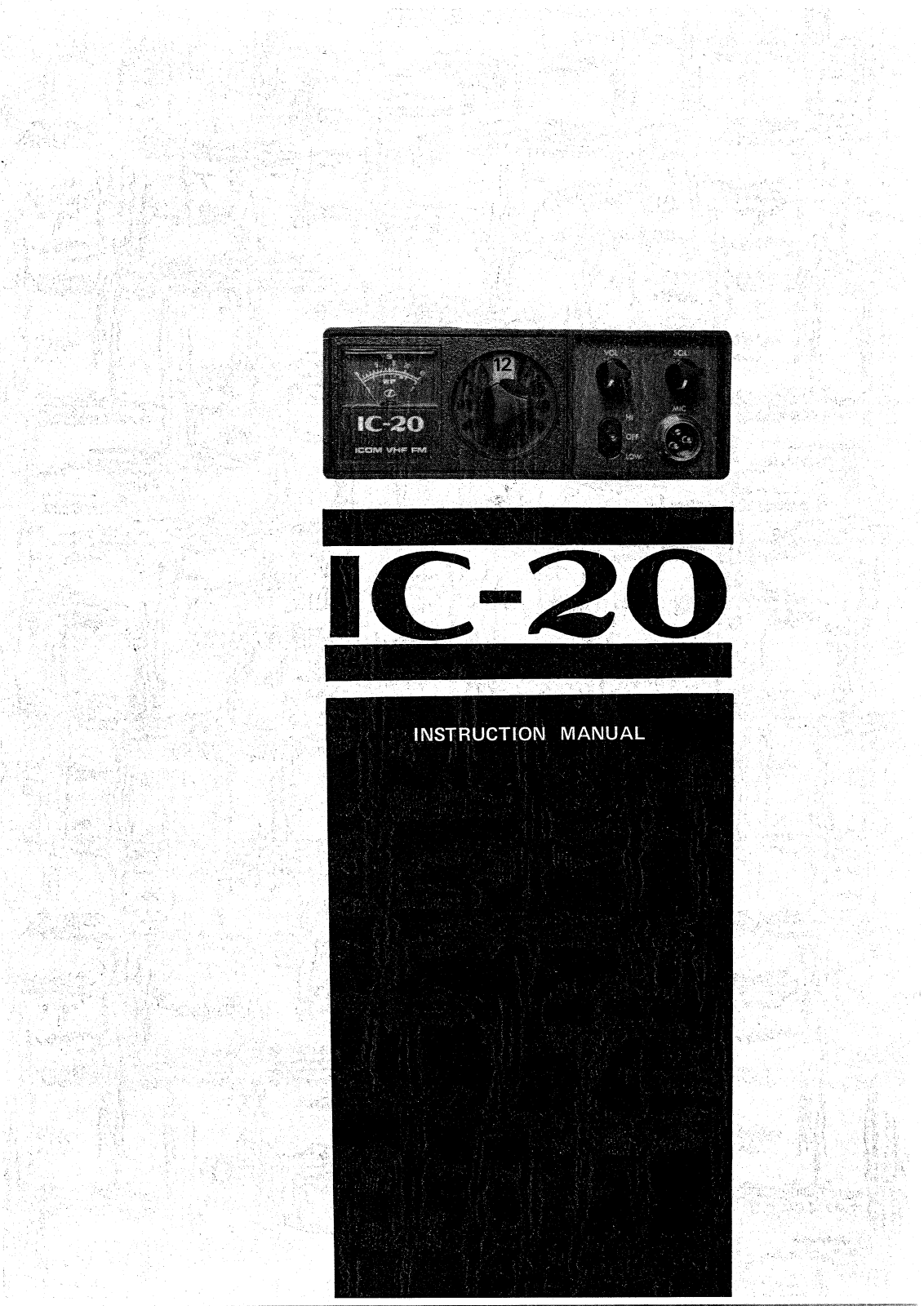 Icom IC-20 User Manual