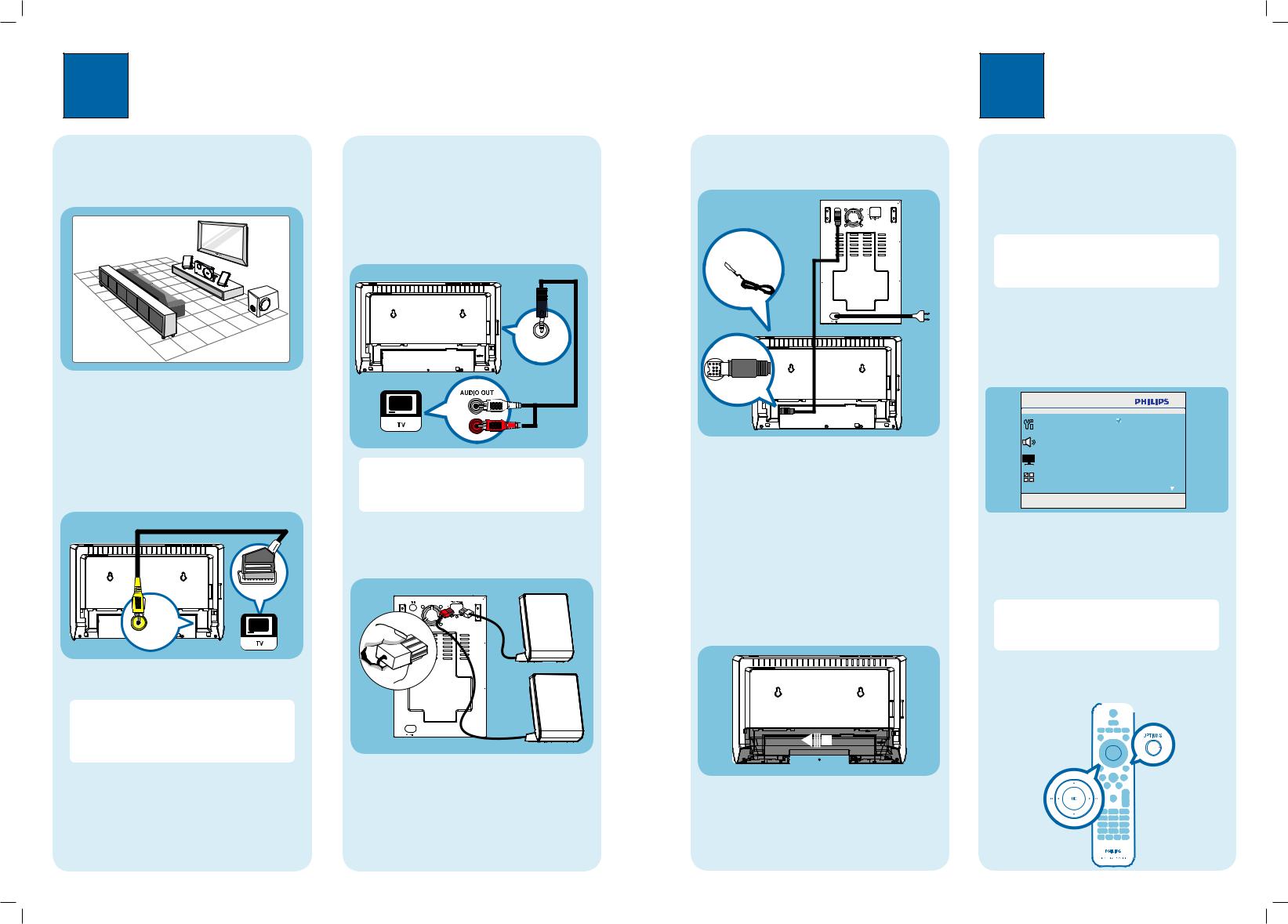 Philips HTS4600 Getting Started Guide