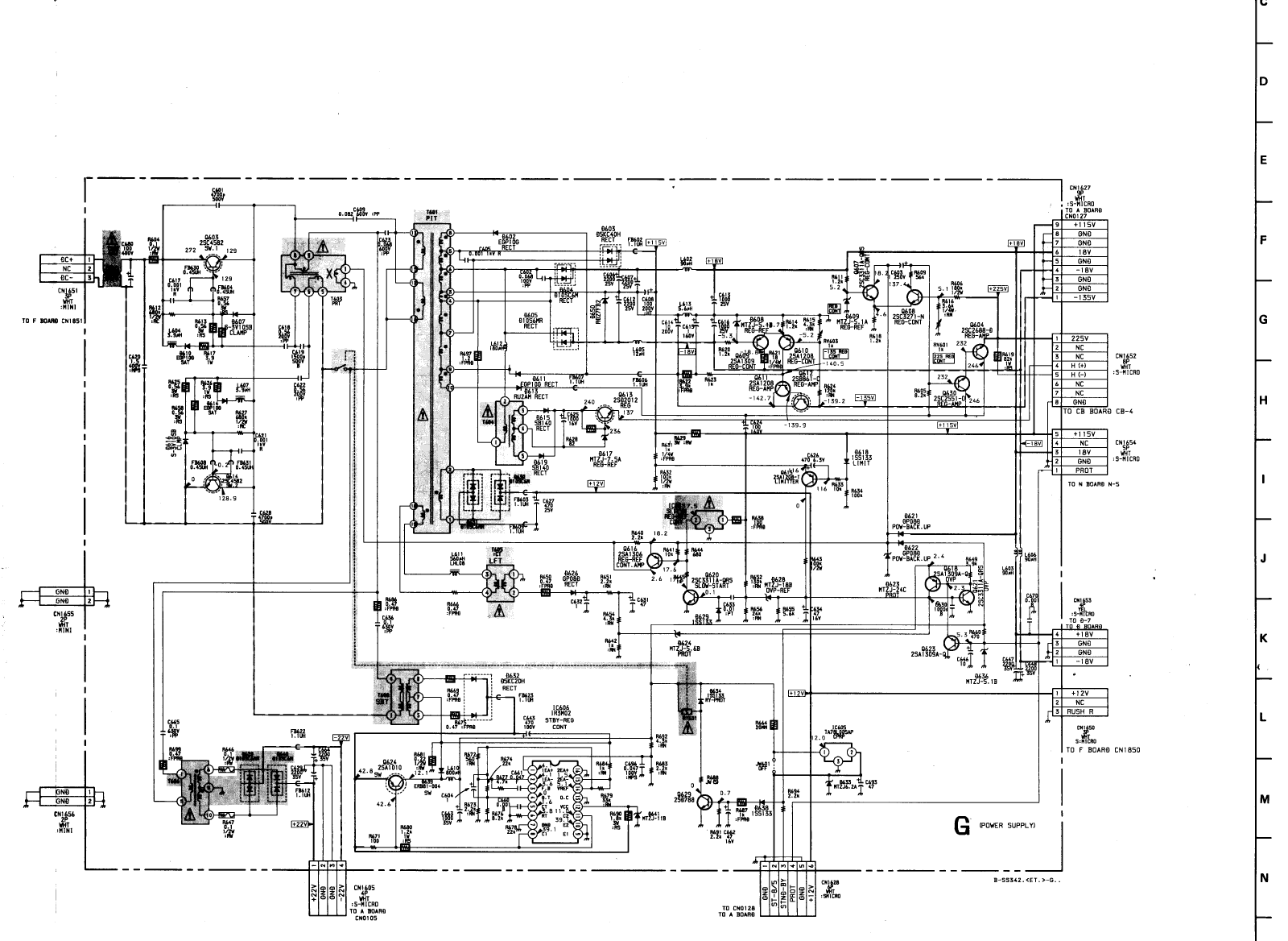 Sony KP-S4613 Schematic