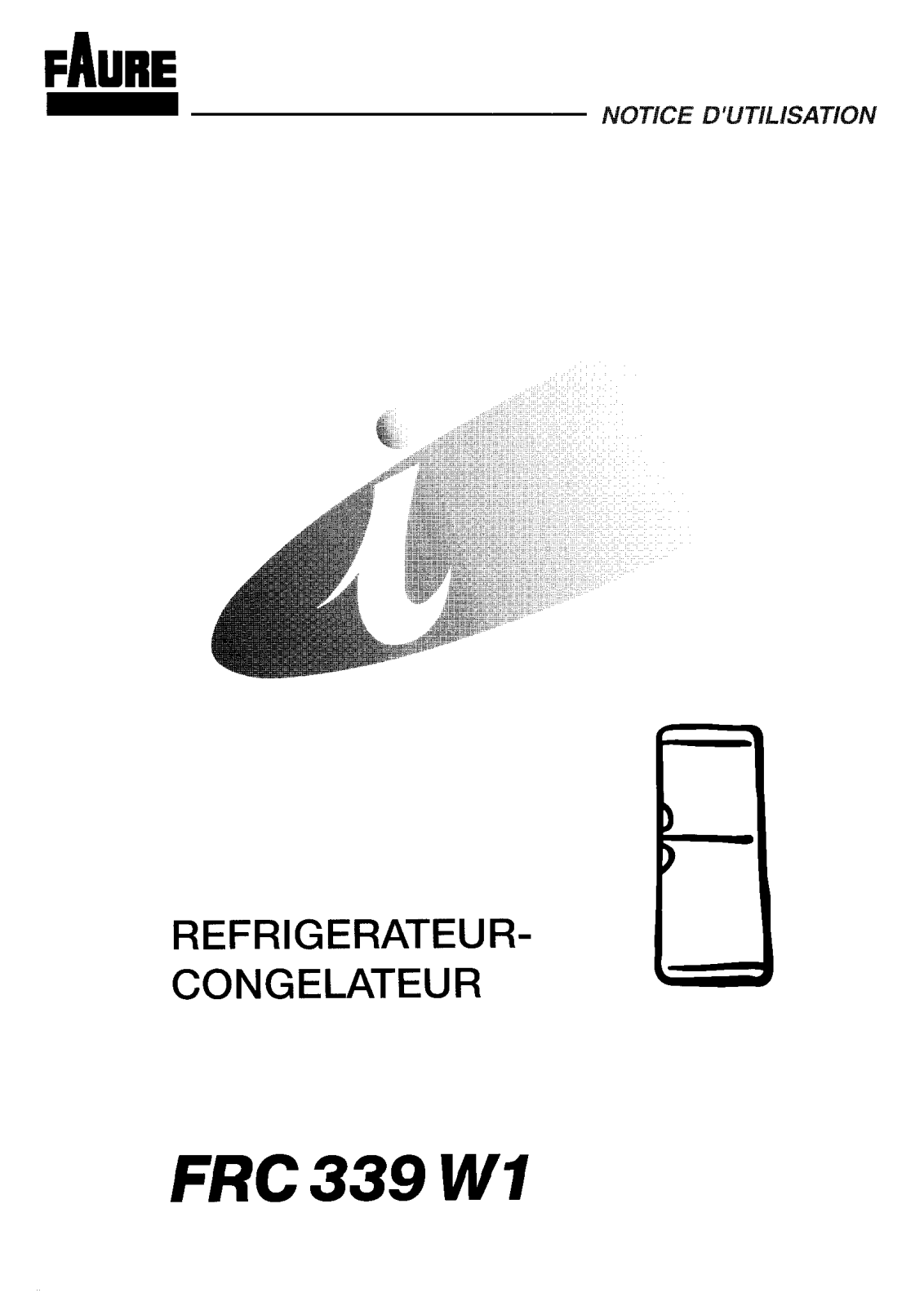 Faure FRC339W1 User Manual