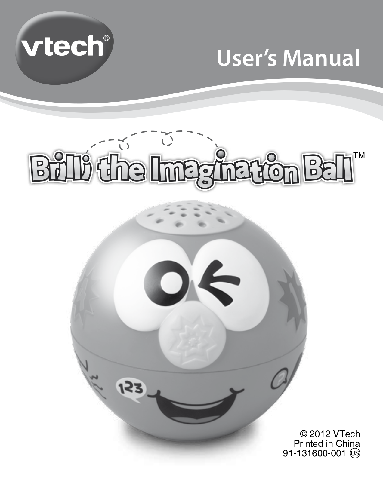 VTech Brilli the Imagination Ball Owner's Manual