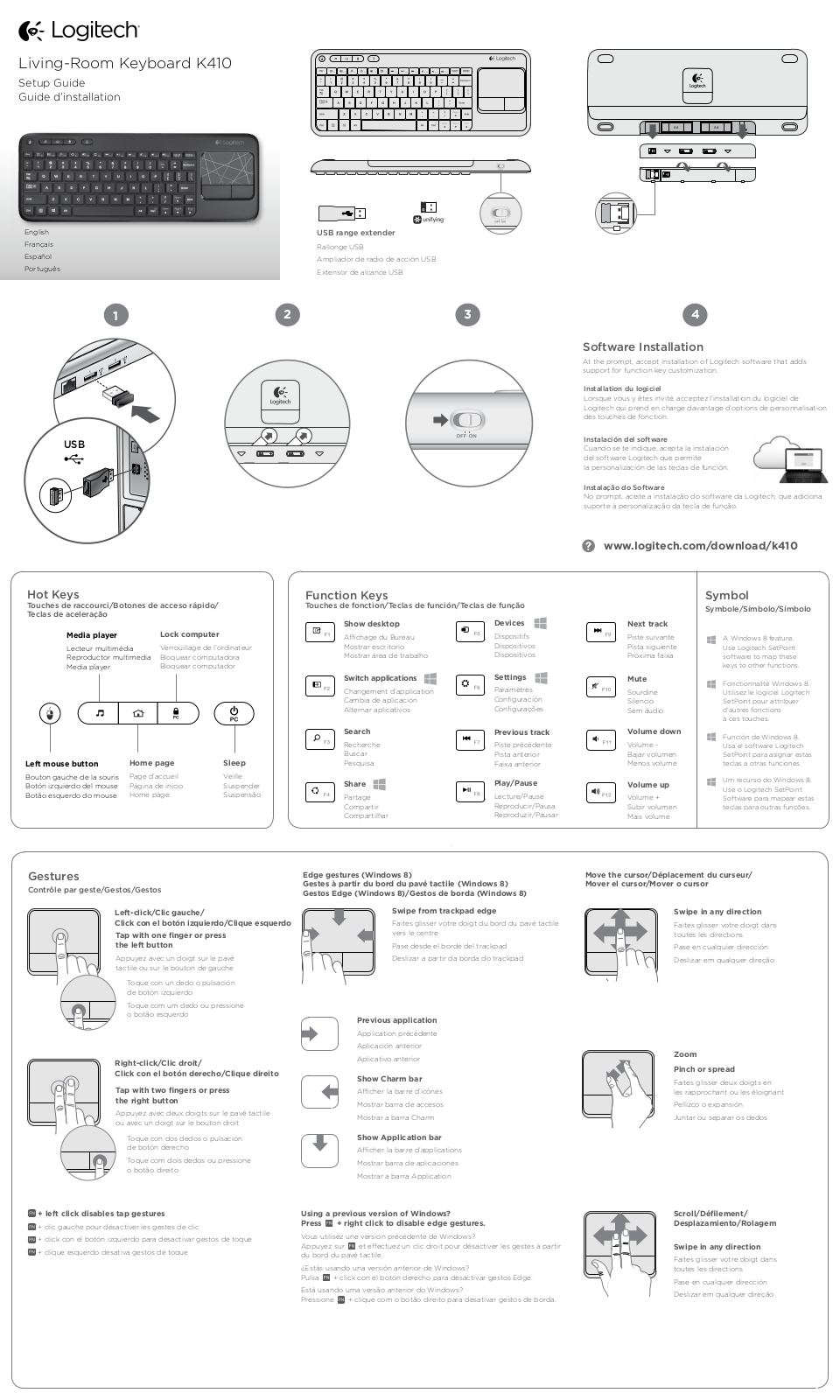 Logitech K410 User Manual