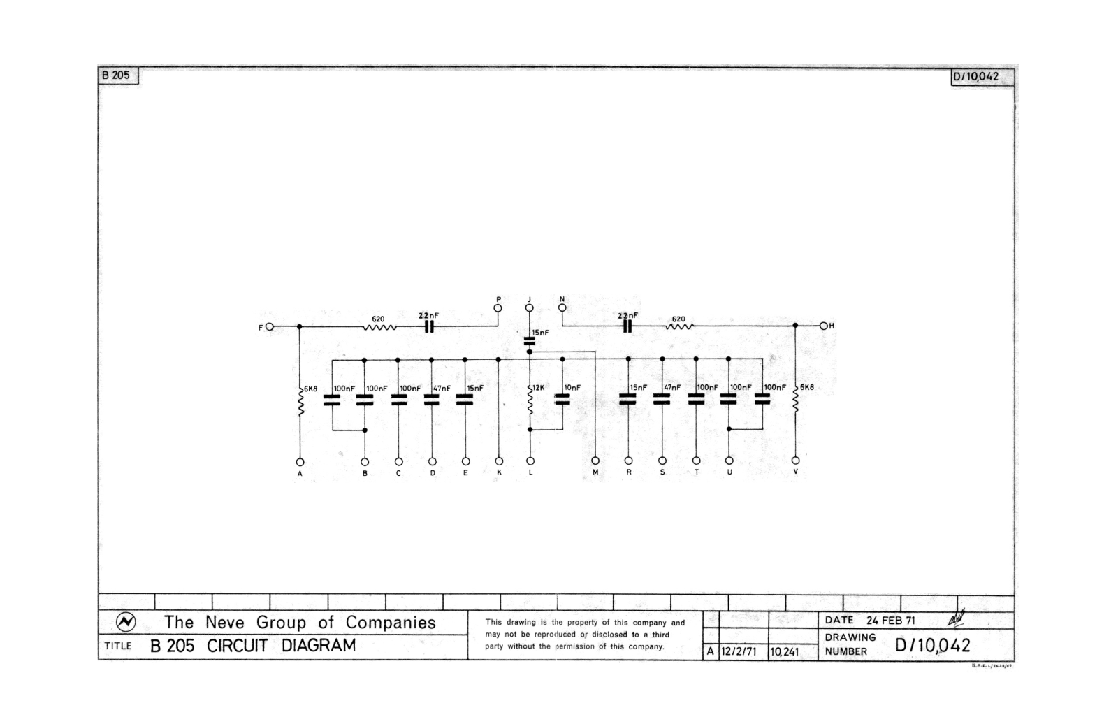 Neve 0205 User Manual