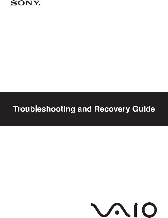 Sony VGN-NS20Z, VGN-TT21M, VGN-TT21XN, VGN-TT2, VGN-NS21M Troubleshooting Guide