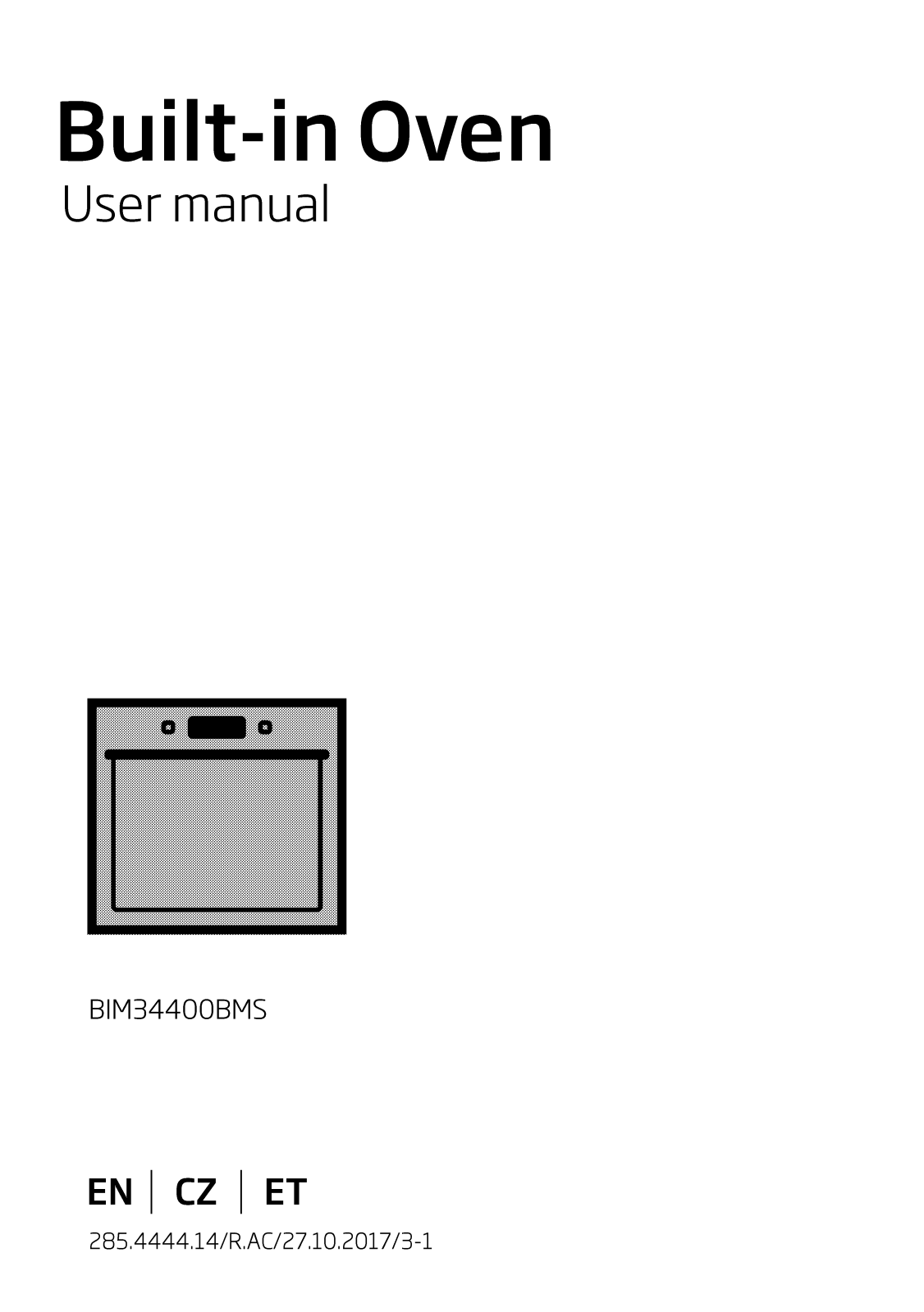 Beko BIM34400BMS User manual