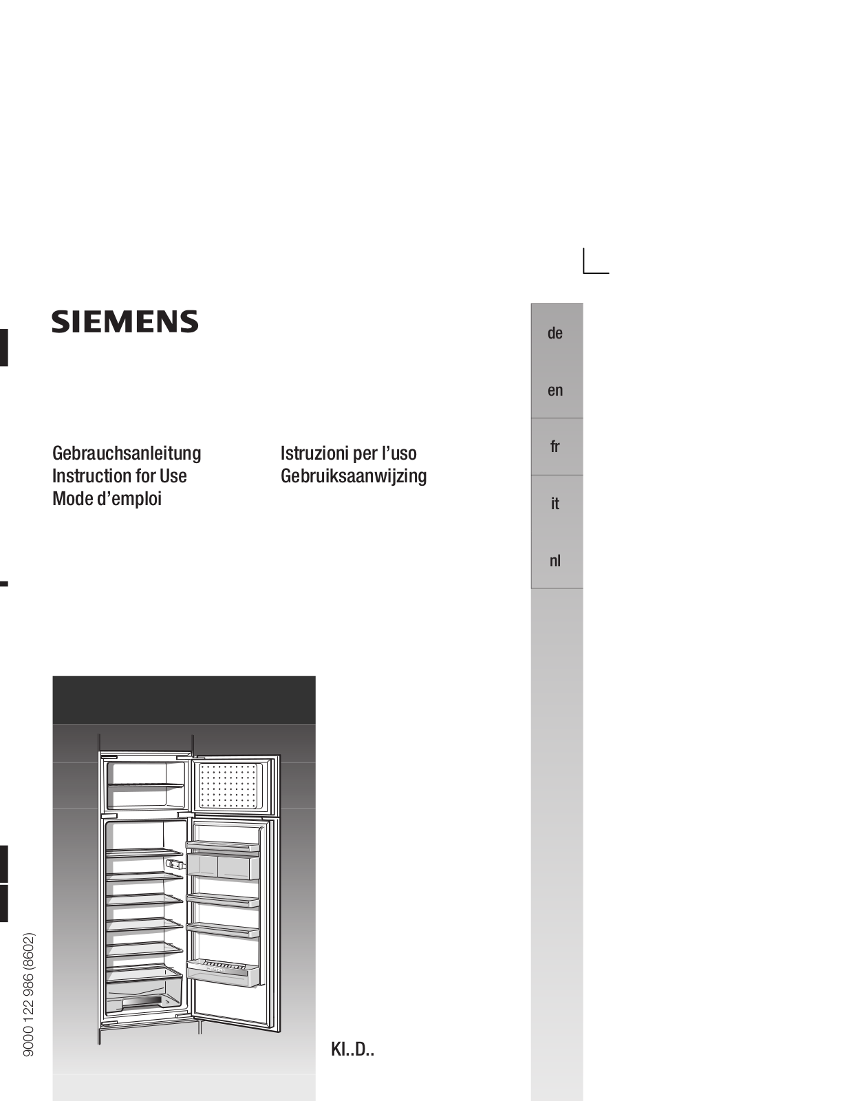 SIEMENS KI24DA20 User Manual