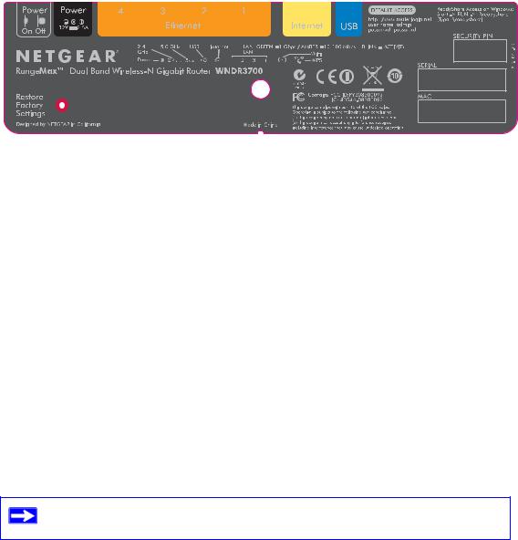 Netgear WNDR3700 TECHNICAL SPECIFICATIONS