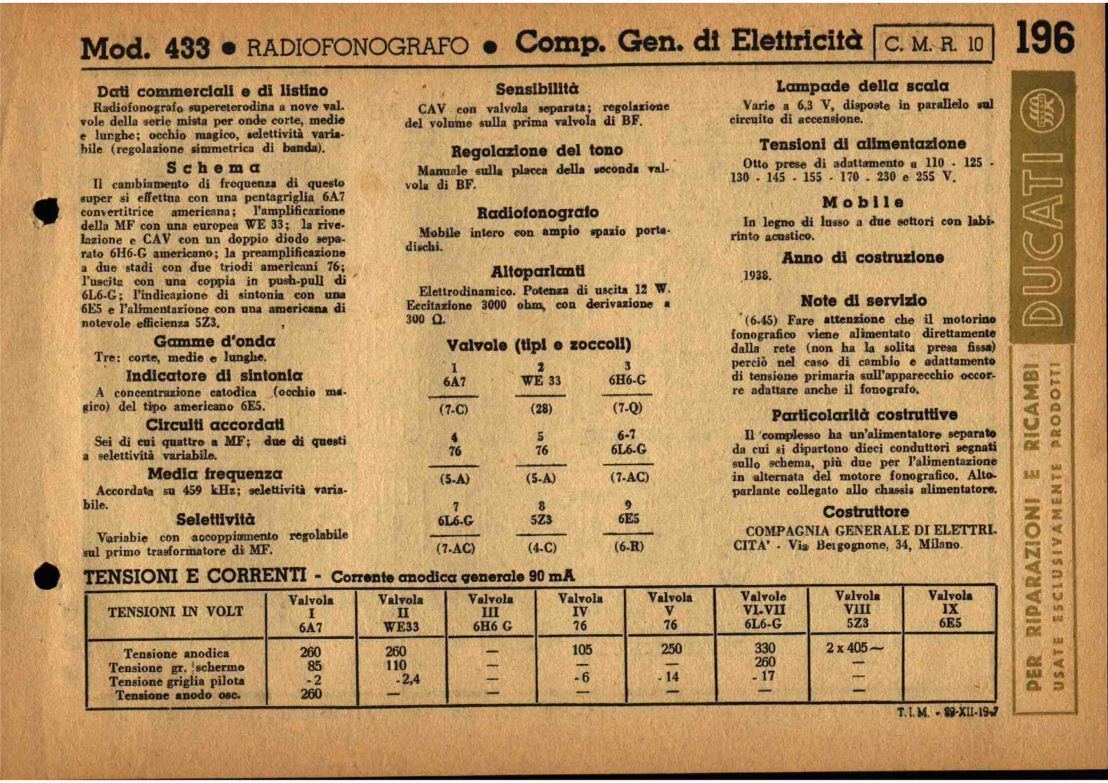 CGE 433 schematic