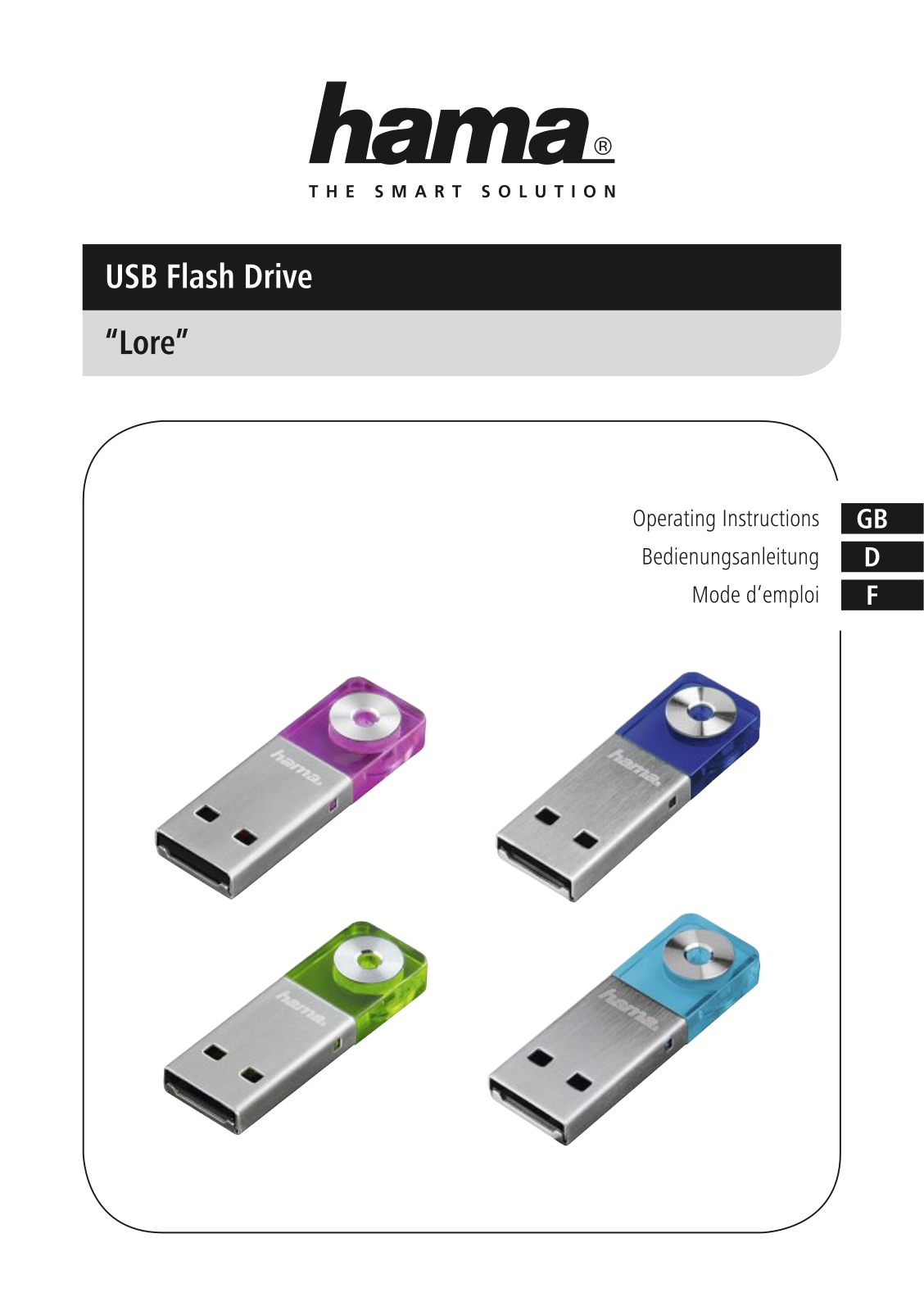 Hama FlashPen Lore 32GB operation manual