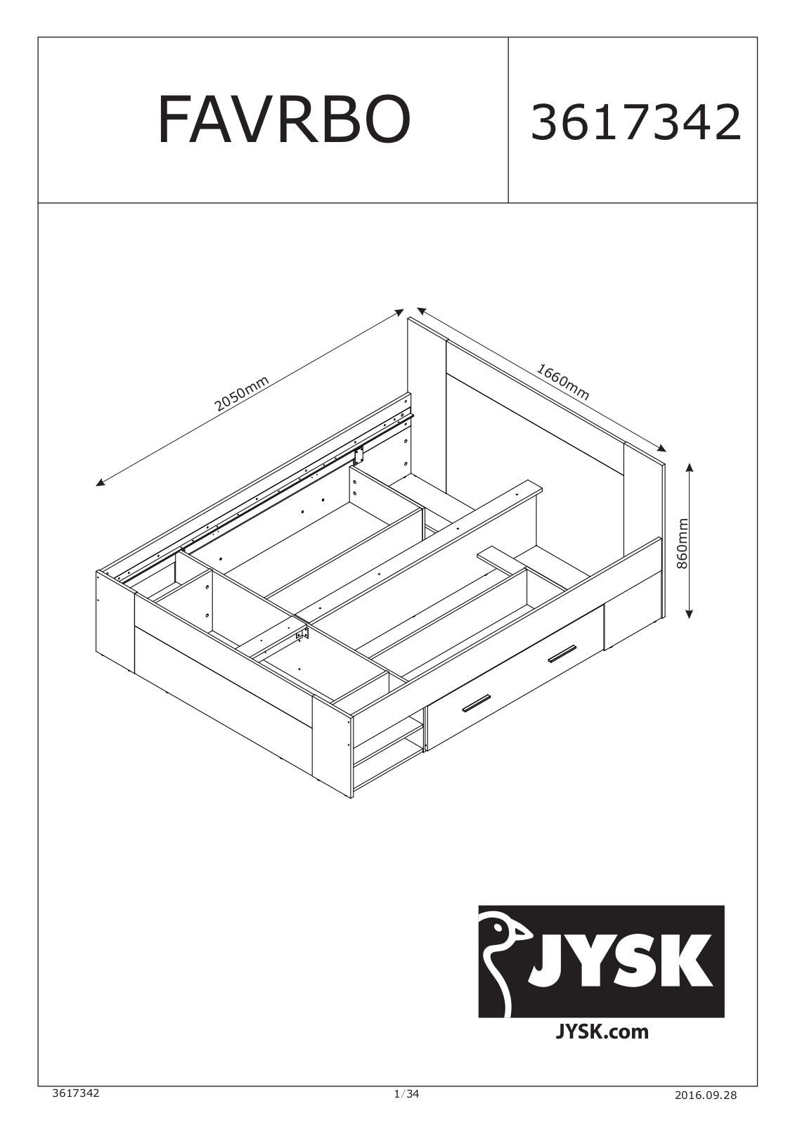 JYSK Favrbo User Manual