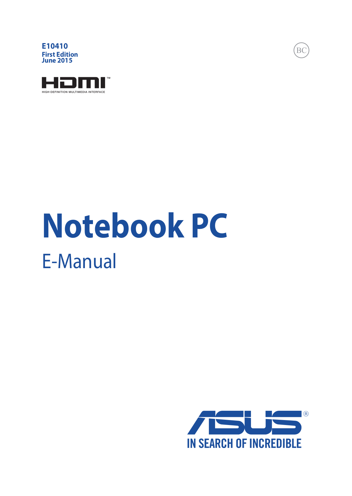 Asus Q503UA User’s Manual