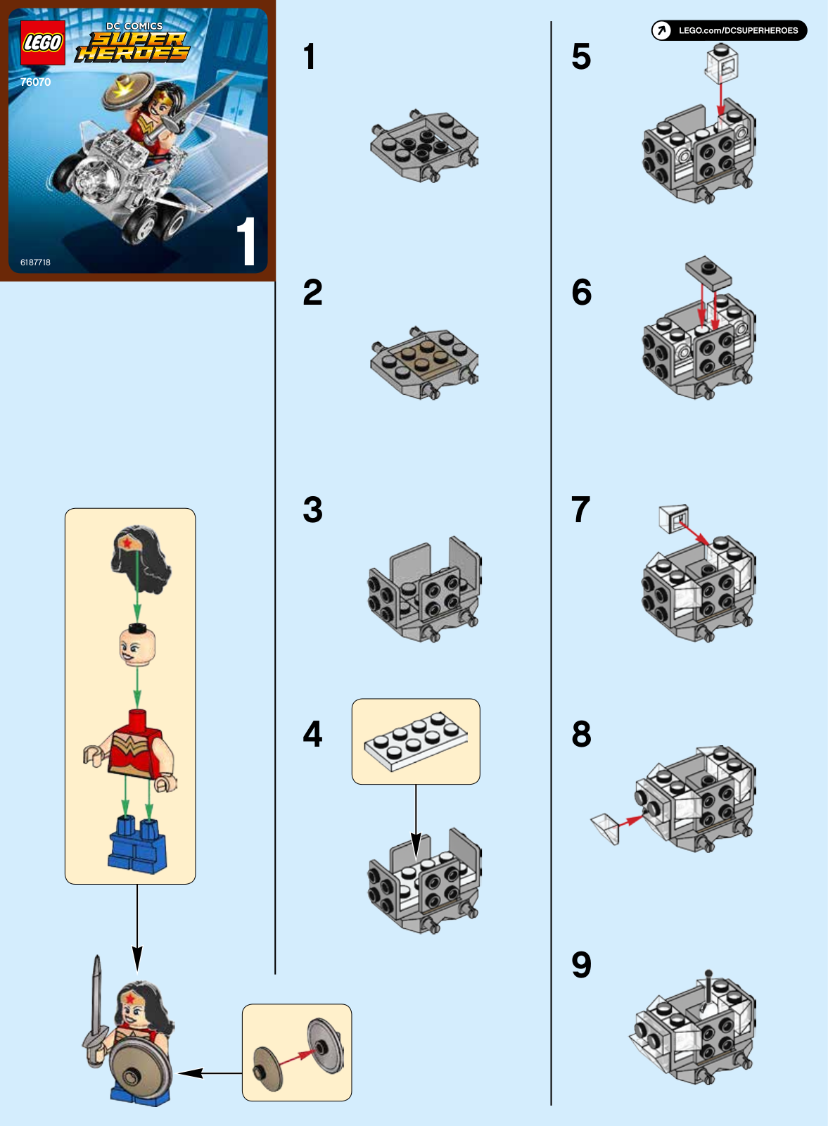 SUPER HERO ES 76070 User Manual