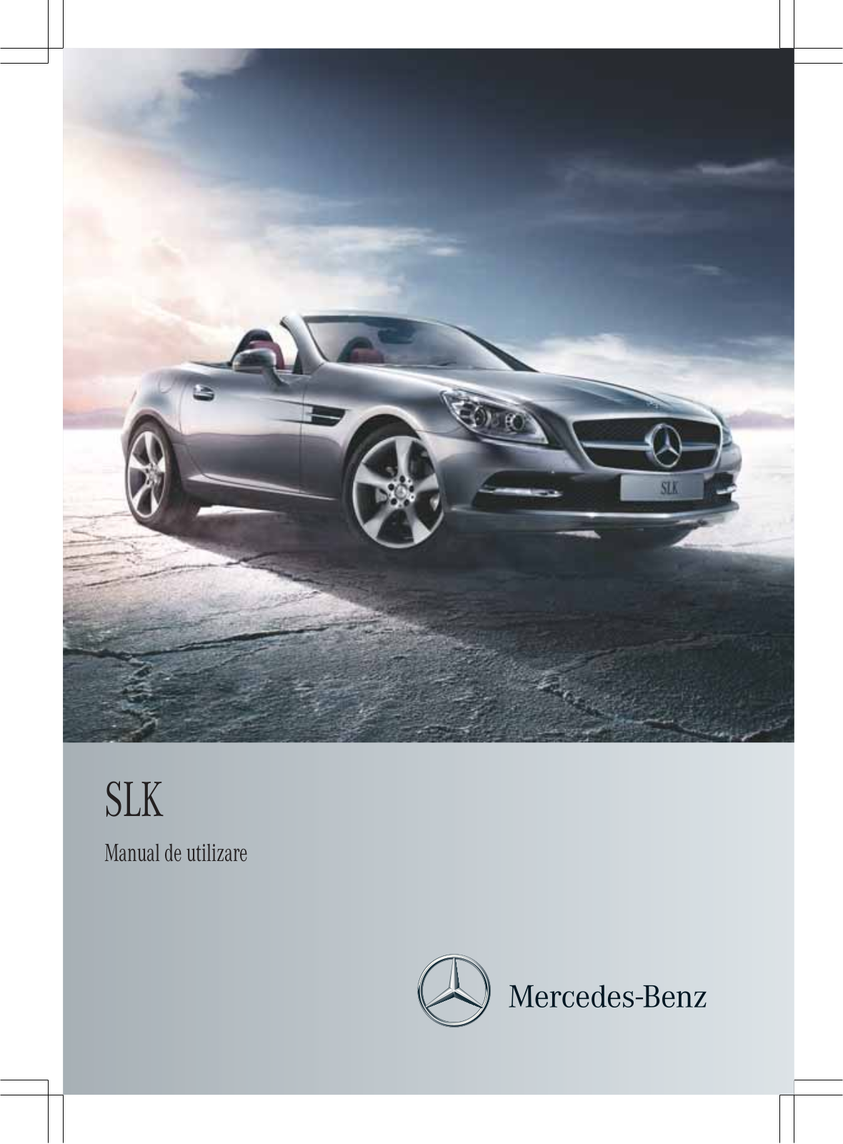 Mercedes SLK 200 2011 User Manual