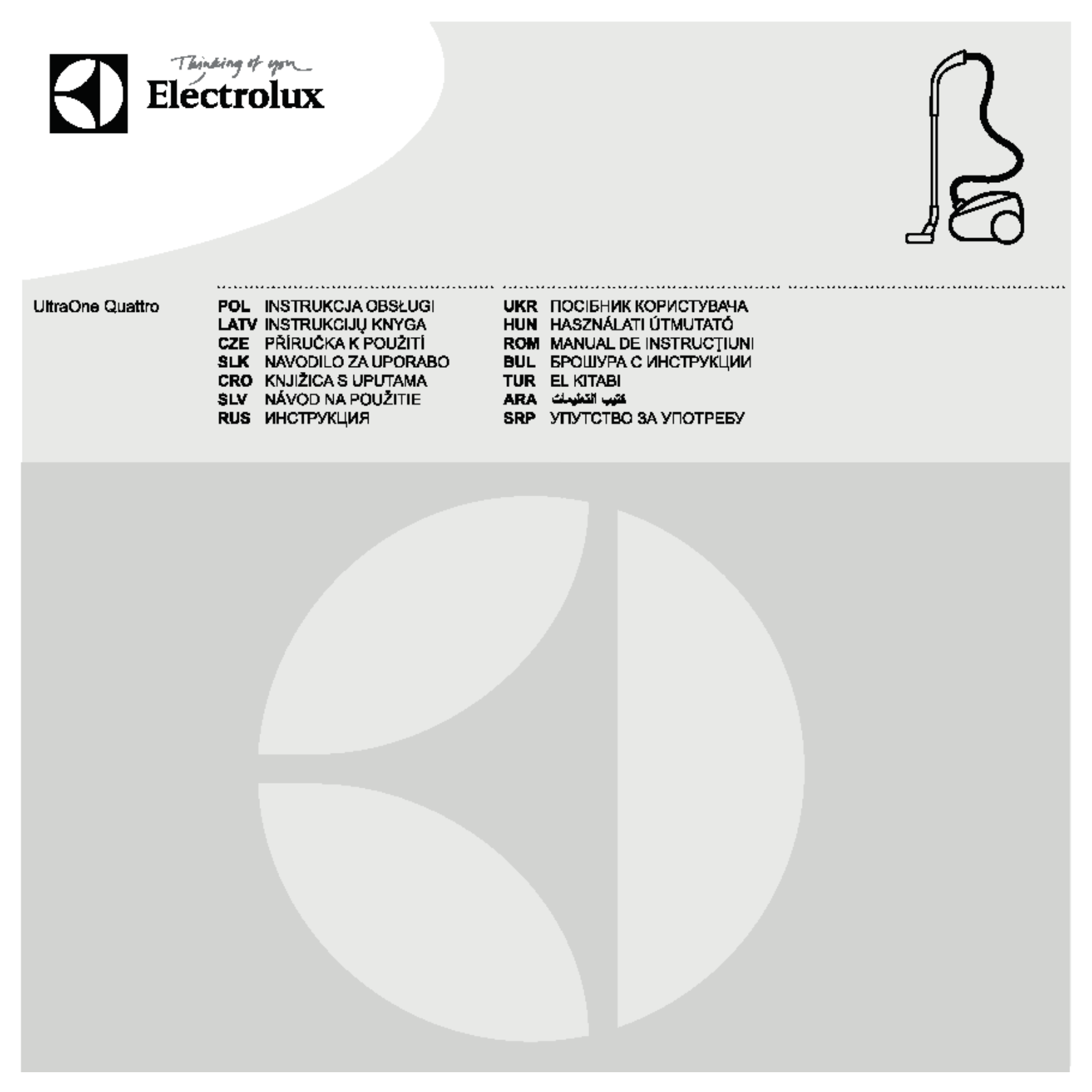 Electrolux ZUOQUATTRO User Manual