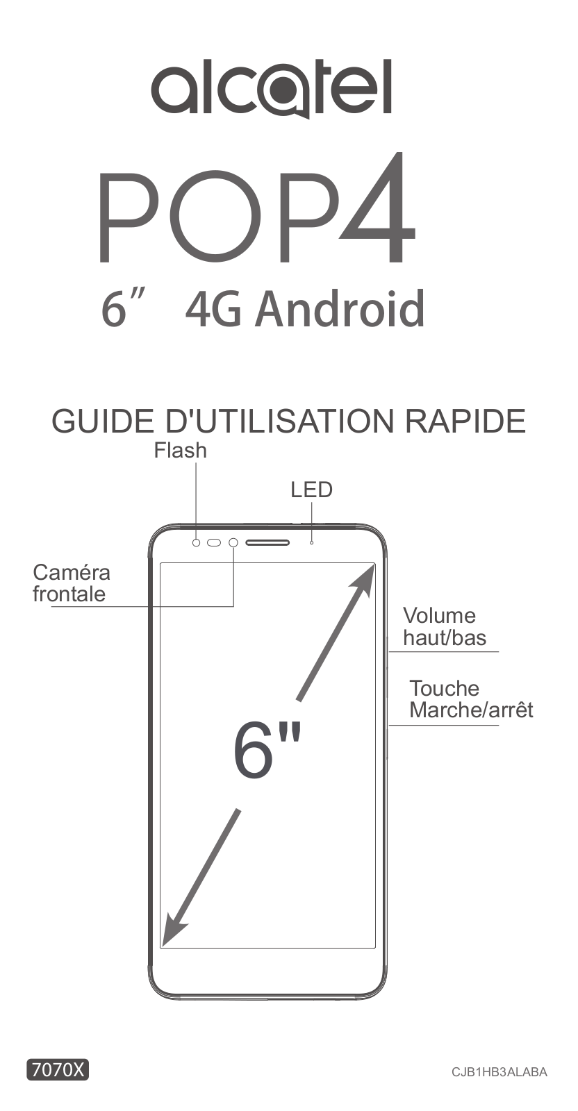 ALCATEL 7070X Guide rapide