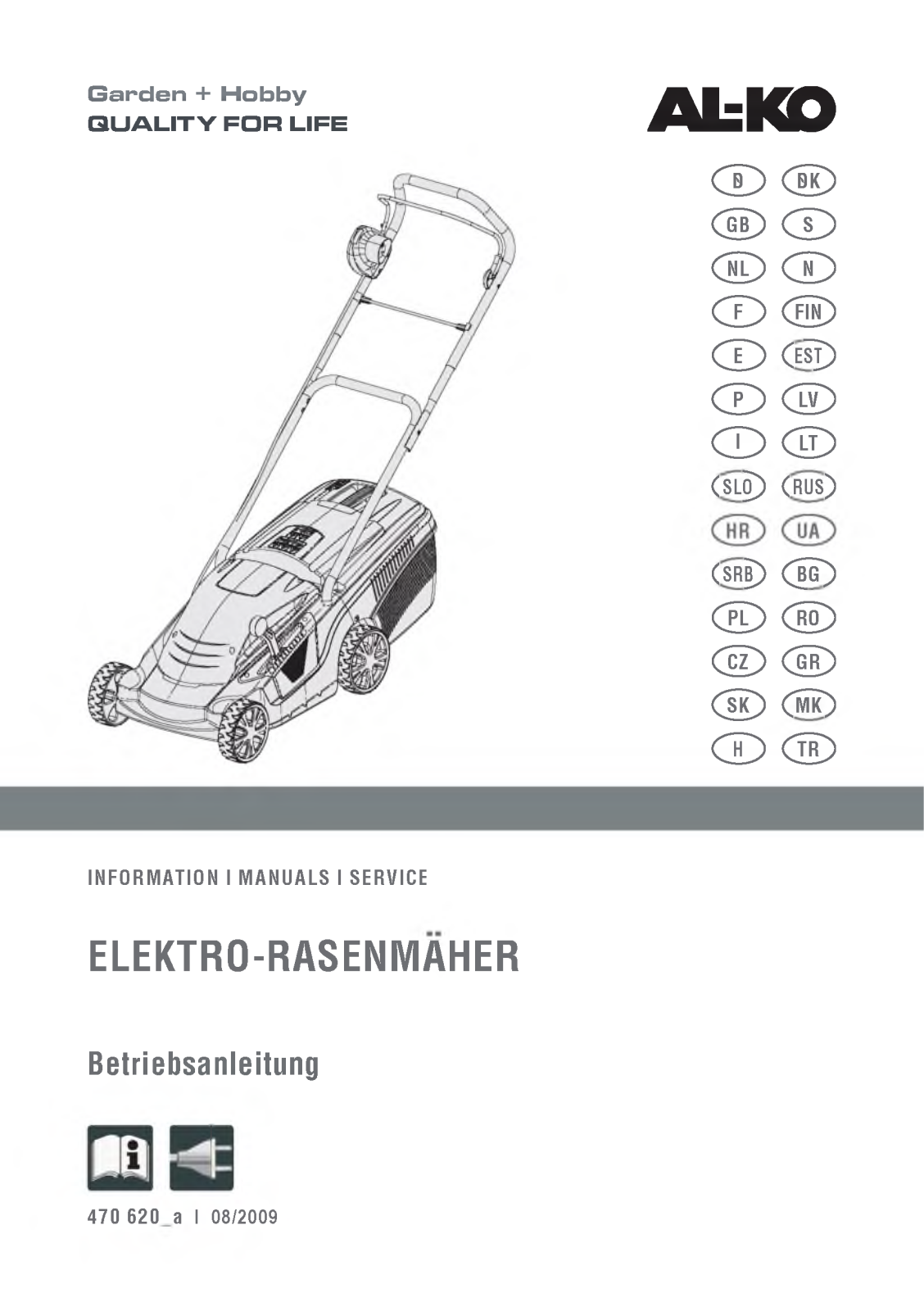 AL-KO 40 E, 34 E User Manual