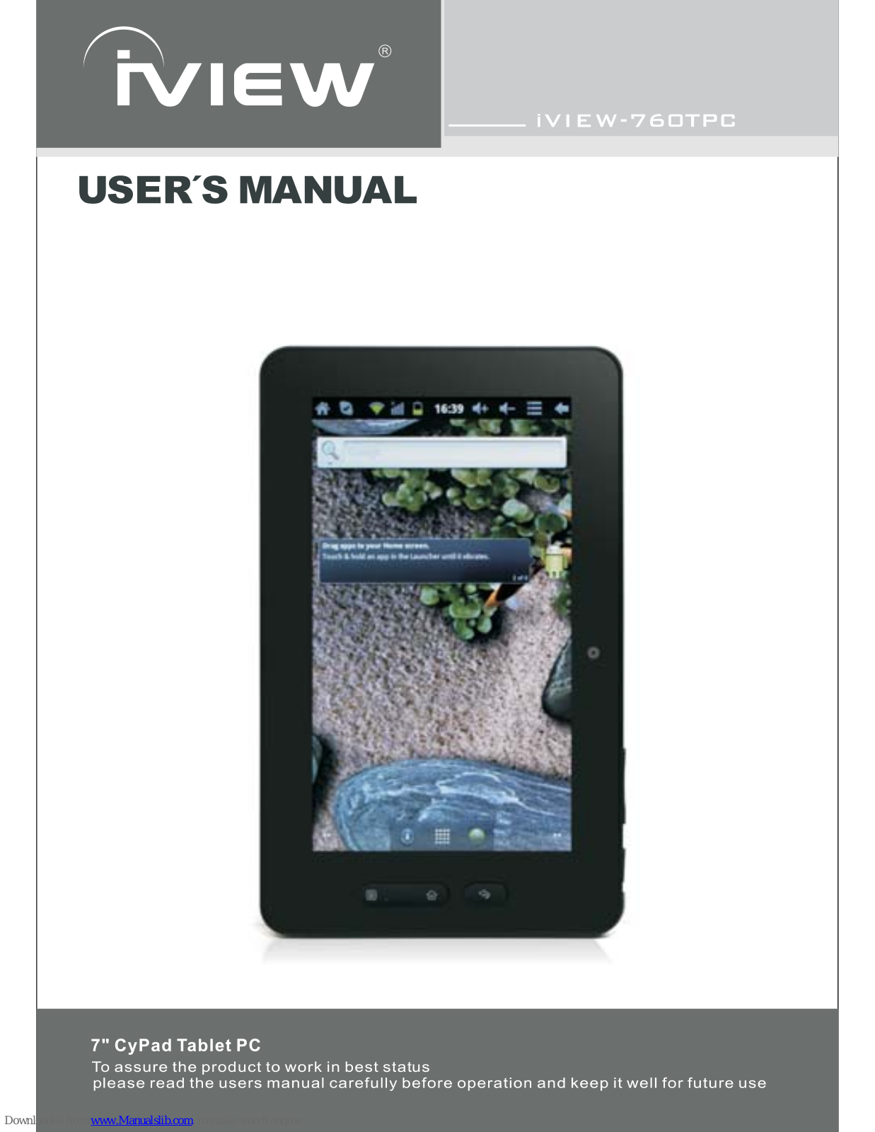 IVIEW 760TPC, iVIEW-760TPC User Manual